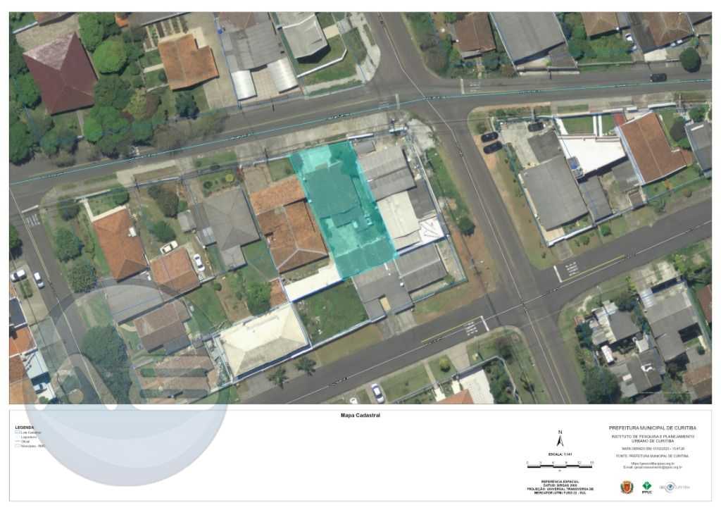 Terreno ZR2 à venda, 458 m² por R$ 585.000 - Boqueirão - Curit...