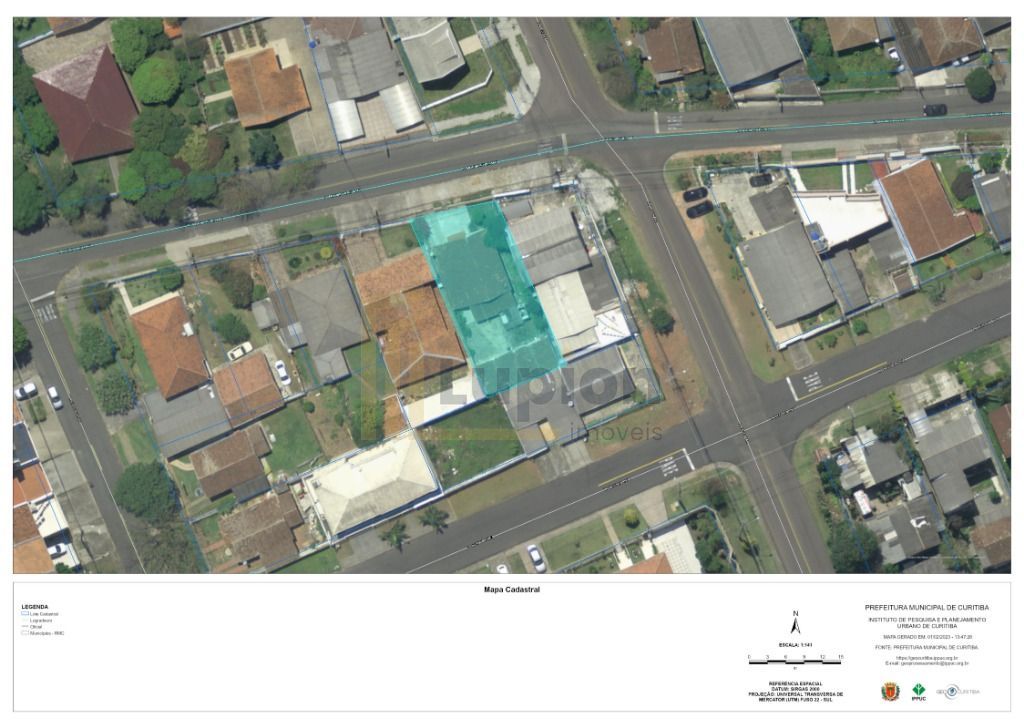 Terreno ZR2 à venda, 458 m² por R$ 585.000 - Boqueirão - Curit...