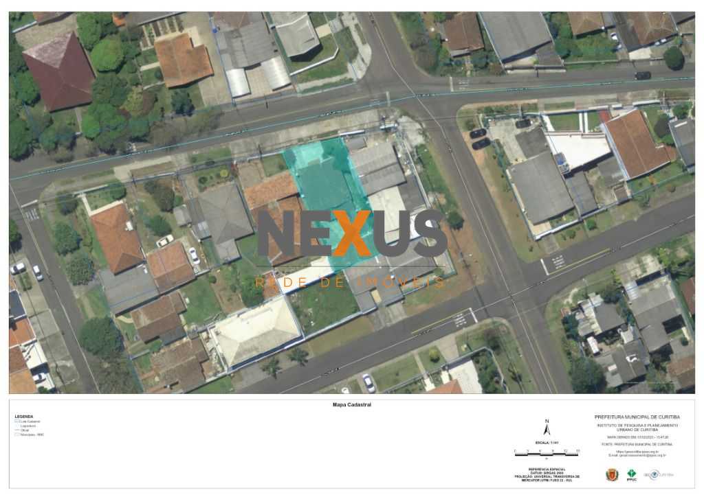 Terreno ZR2 à venda, 458 m² por R$ 585.000 - Boqueirão - Curit...