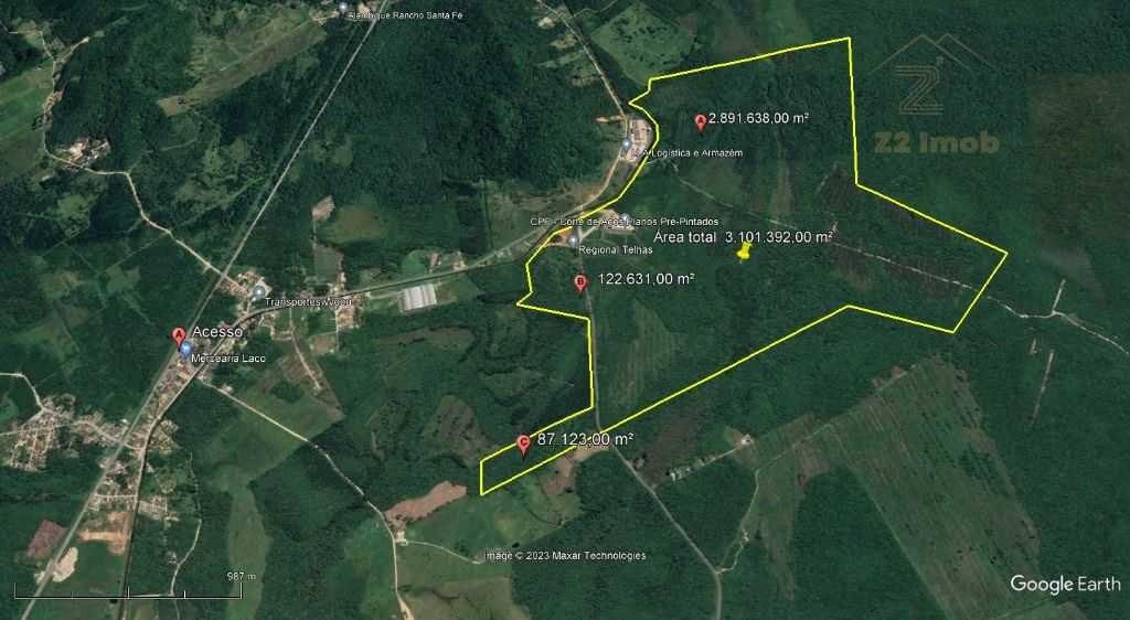 Área à venda, 3.101.392 m  por R   SOB CONSULTA - Vila da Glór...