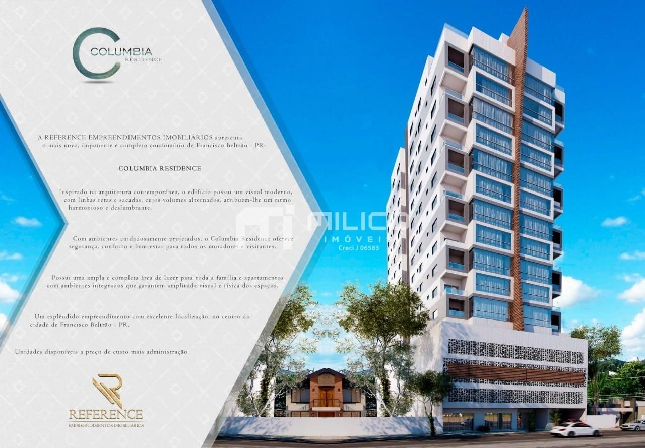 APARTAMENTO ÁREA CENTRAL COM 3 SUÍTES - FRANCISCO BELTRÃO - PR