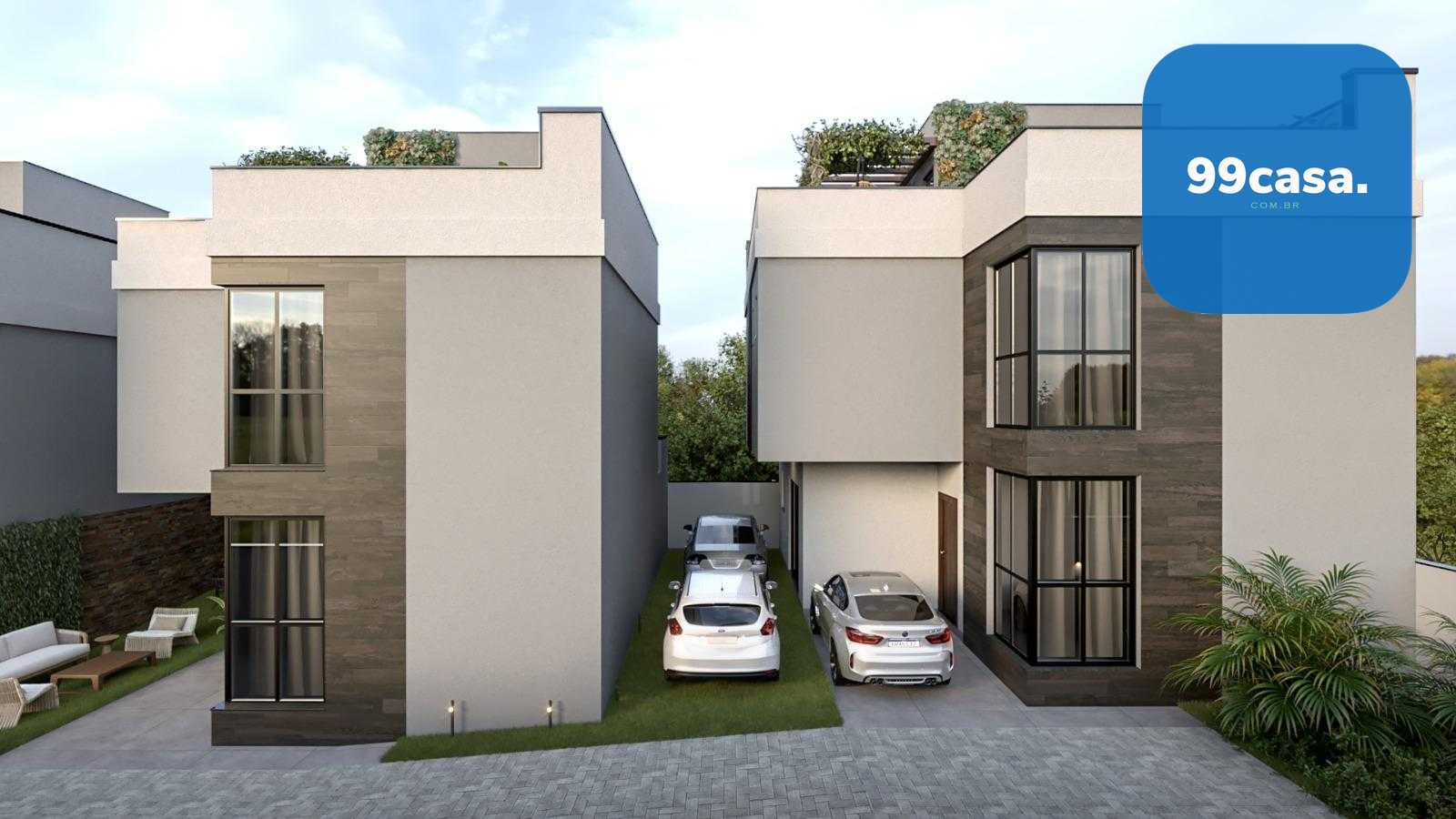 Sobrado com terraço em condomínio fechado no bairro Boa Vista