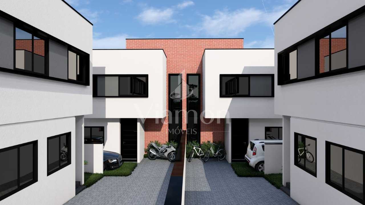 Sobrado 3 quartos, condomínio em excelente localização no Bair...