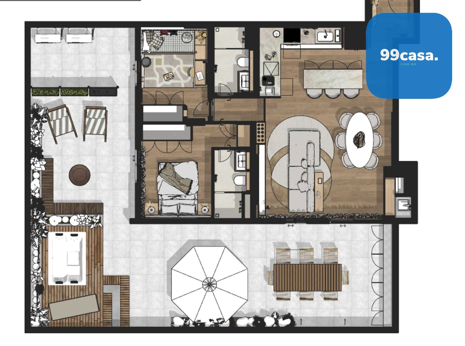 Apartamento à venda, Bacacheri, CURITIBA - PR