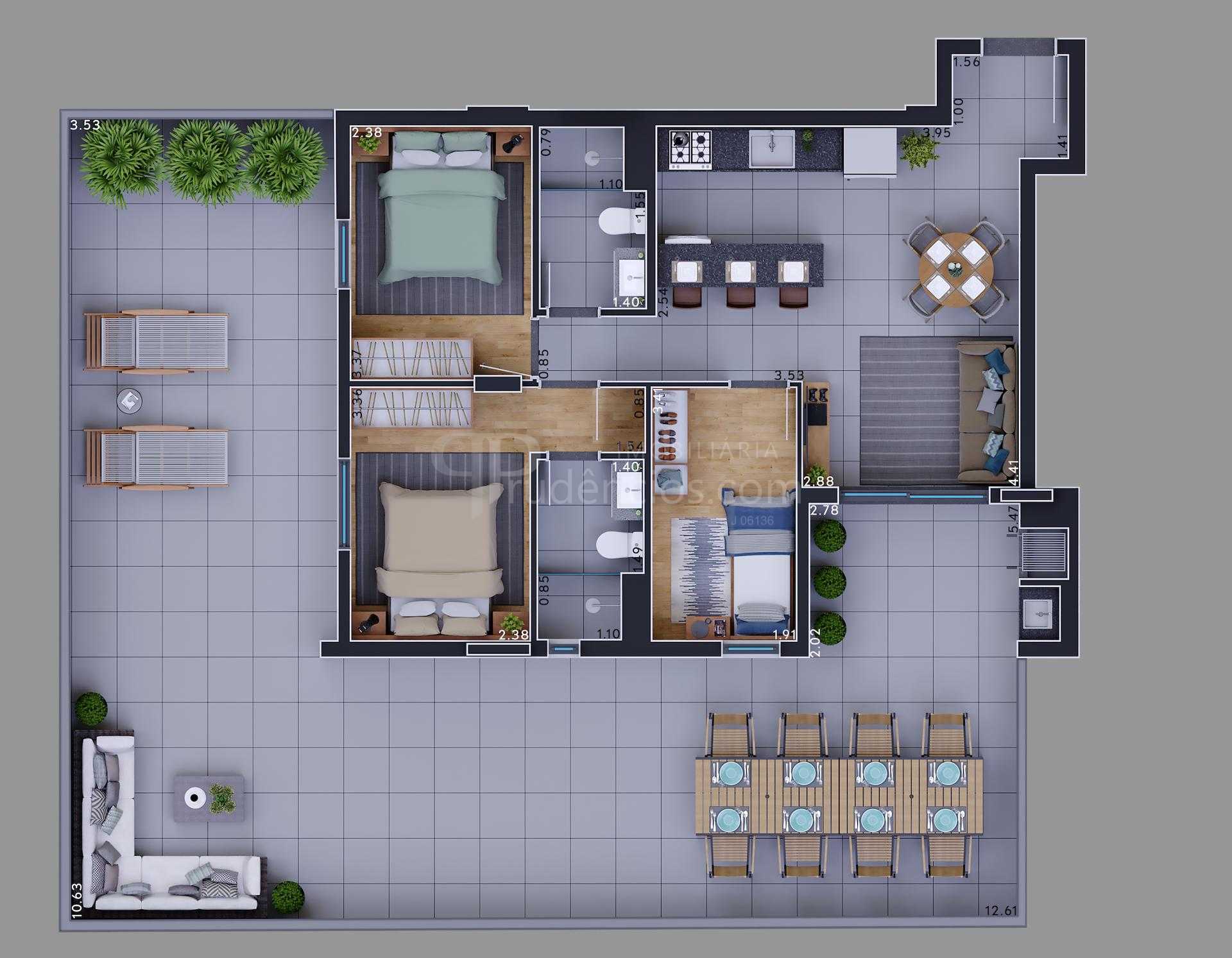 Apartamento à venda, Bacacheri, CURITIBA - PR