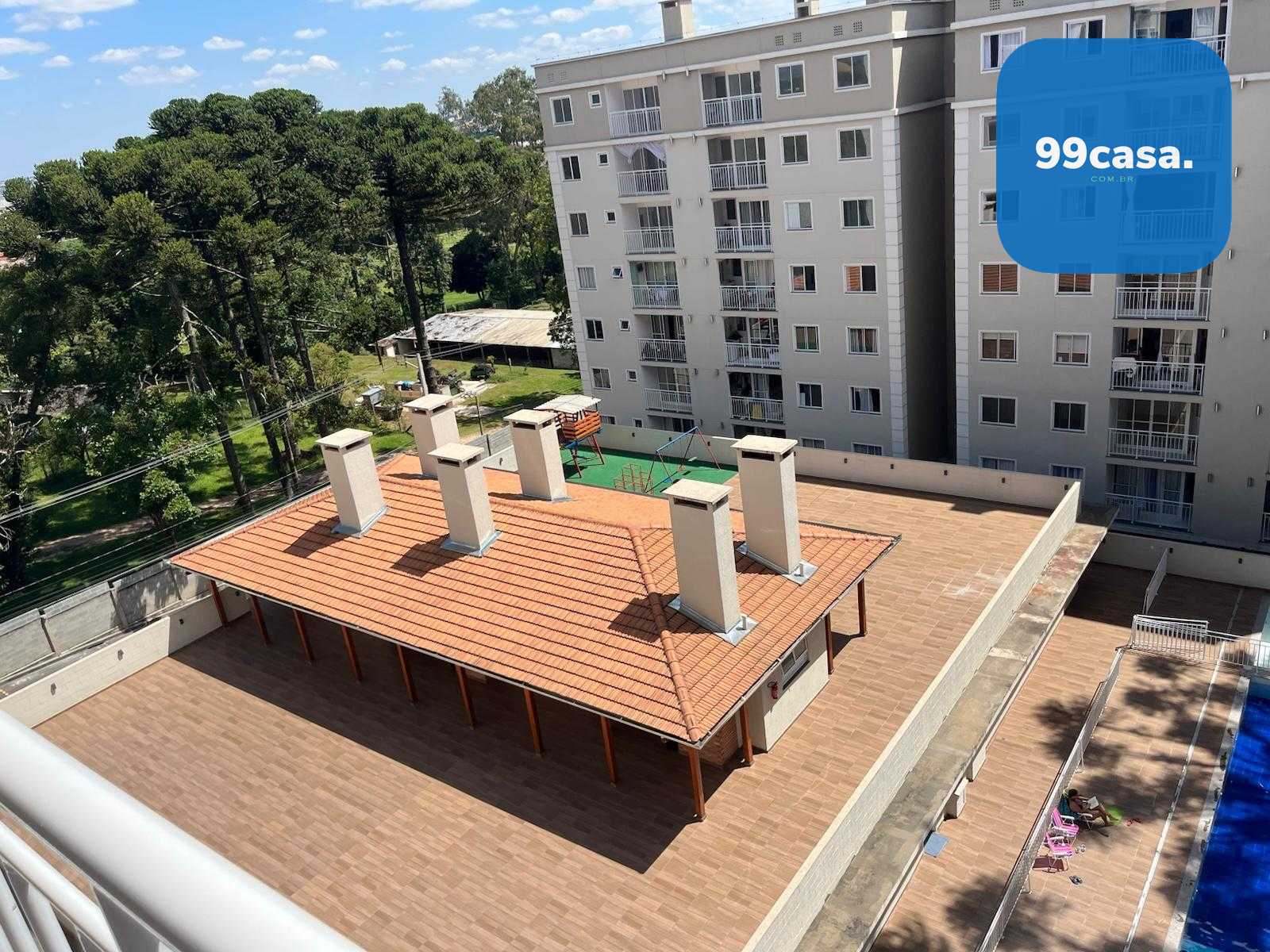 APTO PINHAIS- Cond Graciosa Glub, 02 qtos, vaga coberta, 7  an...