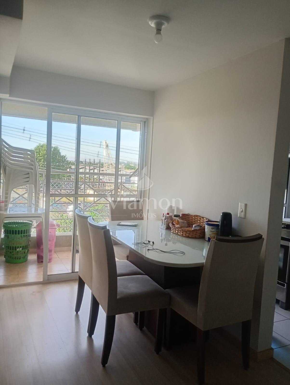 Apto Pinhais- semi mobiliado, 02 qtos, sacada com churrasqueir...