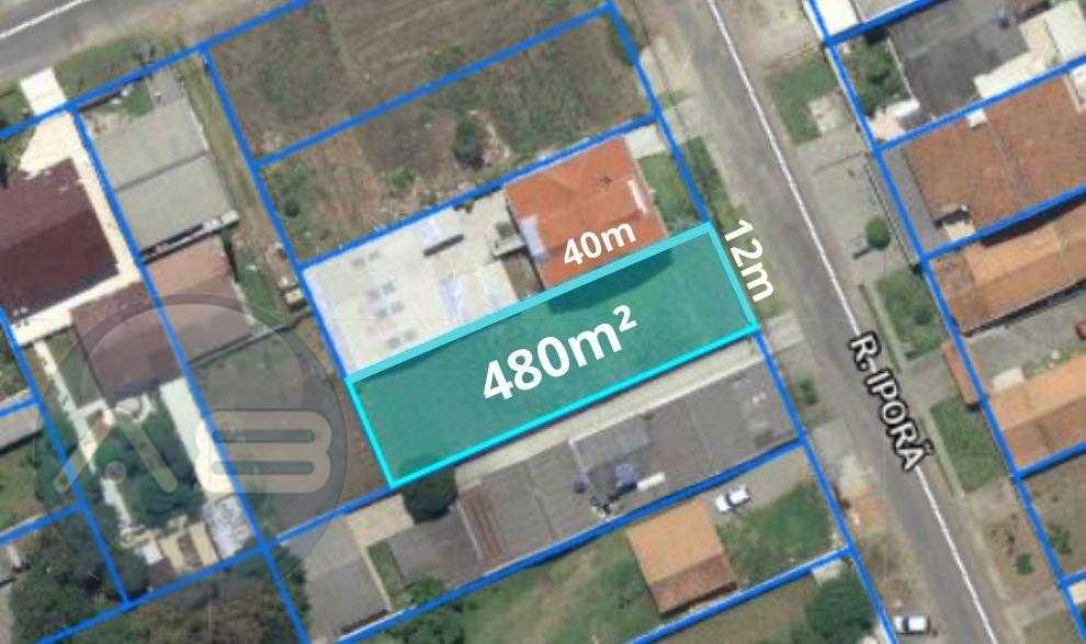Terreno 480m  na Rua Iporã n  510 em Curitiba | pronto para co...