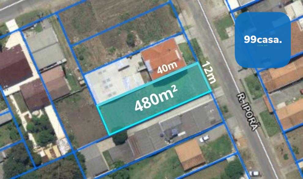 Terreno 480m  na Rua Iporã n  510 em Curitiba | pronto para co...