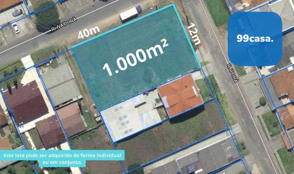Terreno de esquina 520m  na Rua Iporã com opção de compra junt...