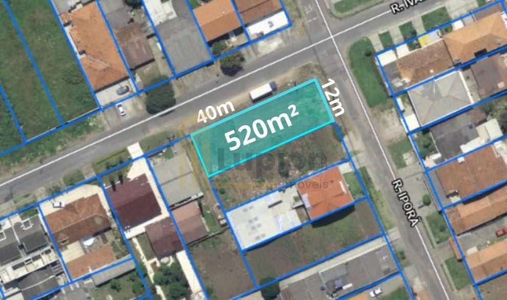 Terreno de esquina 520m  na Rua Iporã com opção de compra junt...