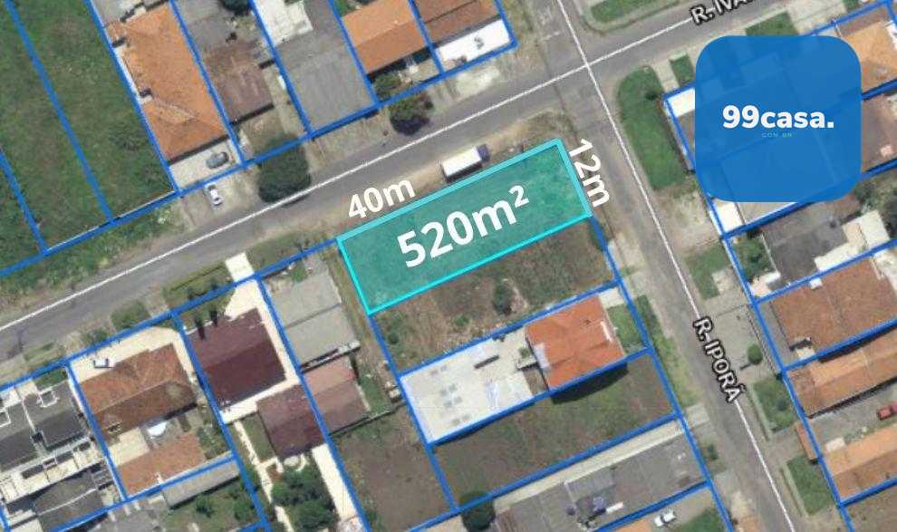 Terreno de esquina 520m  na Rua Iporã com opção de compra junt...