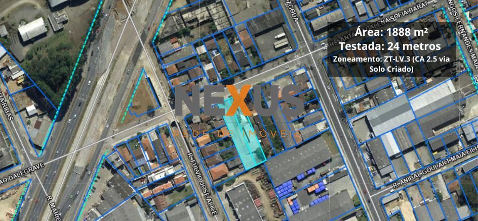 Terreno 1.888 m² para Incorporação no Bairro Alto Linha Verde...