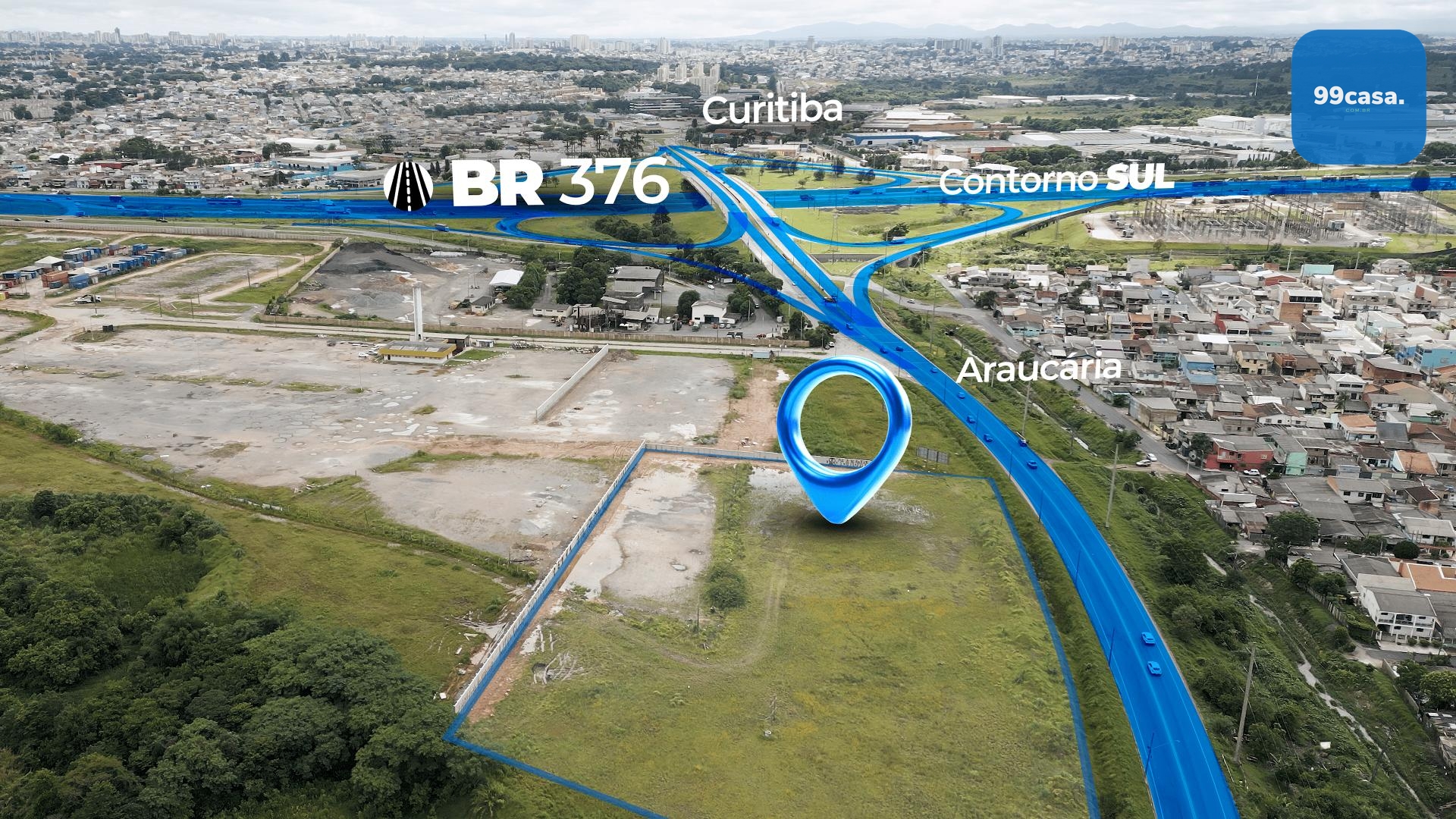 Terreno Comercial à venda, Cidade Industrial, CURITIBA - PR