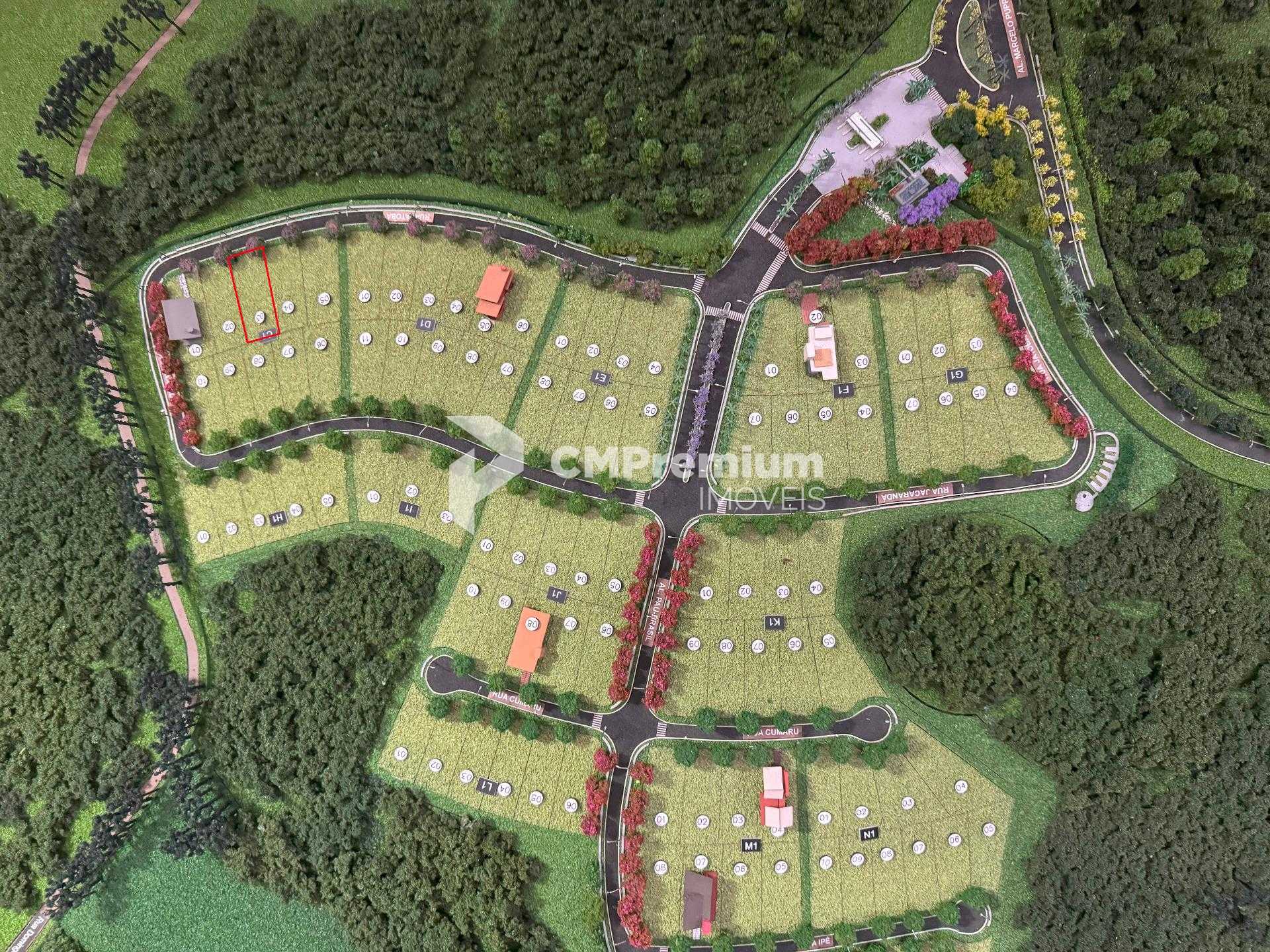 Terreno à venda no Alphaville Paraná em Campo Largo - Bosque n...