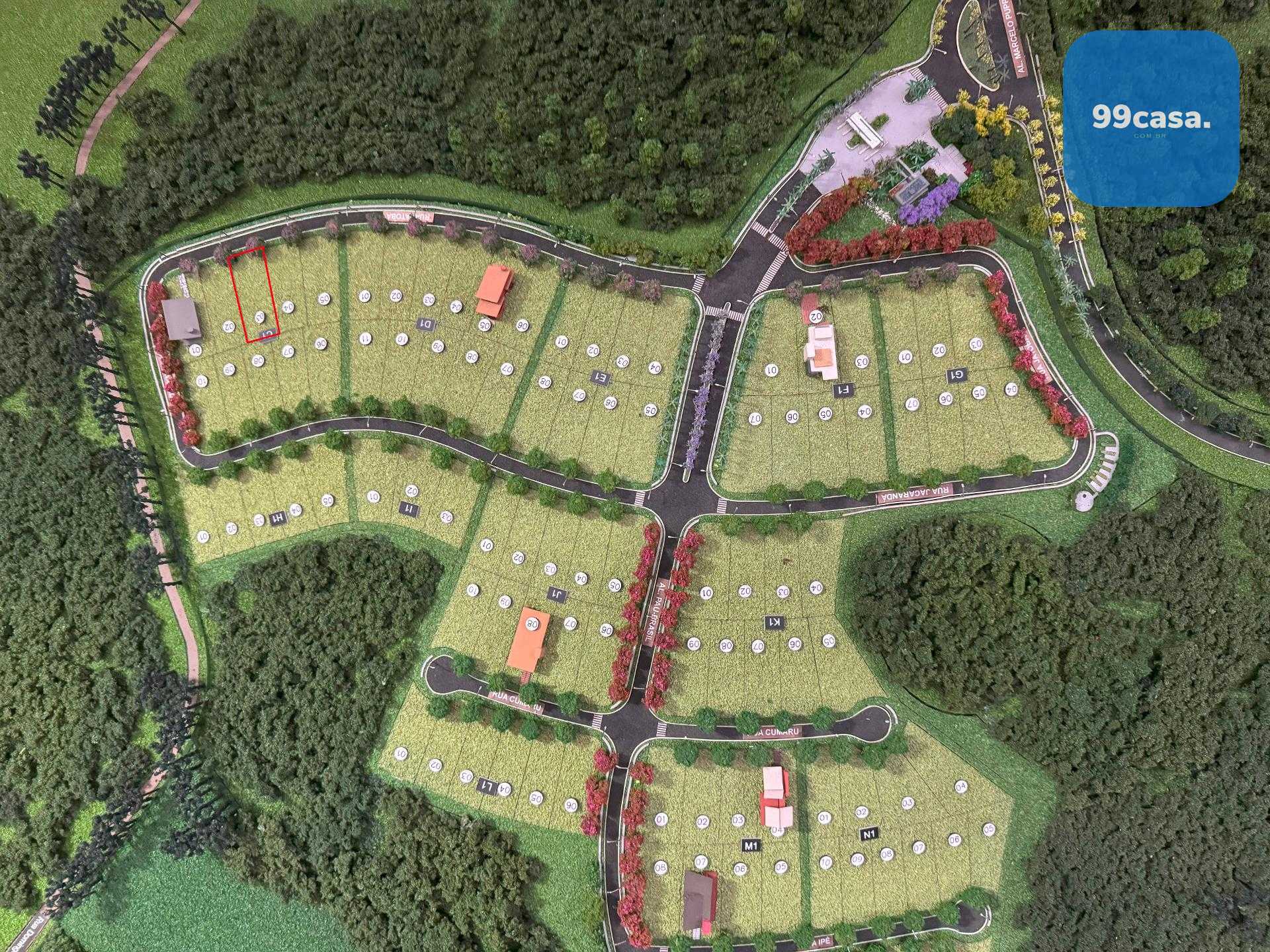 Terreno à venda no Alphaville Paraná em Campo Largo - Bosque n...