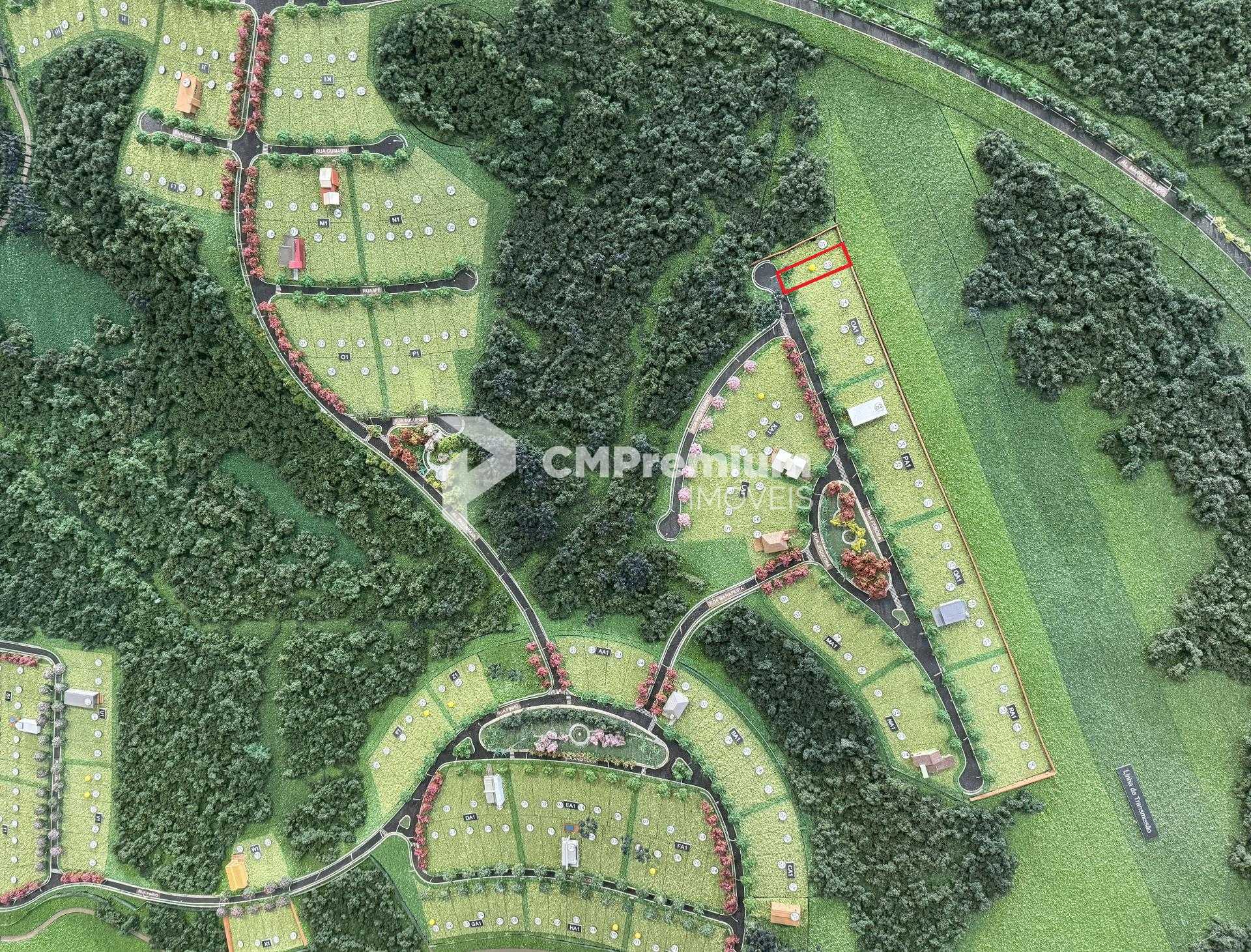 TERRENO à venda com 704m  no Alphaville Paraná em Campo Largo