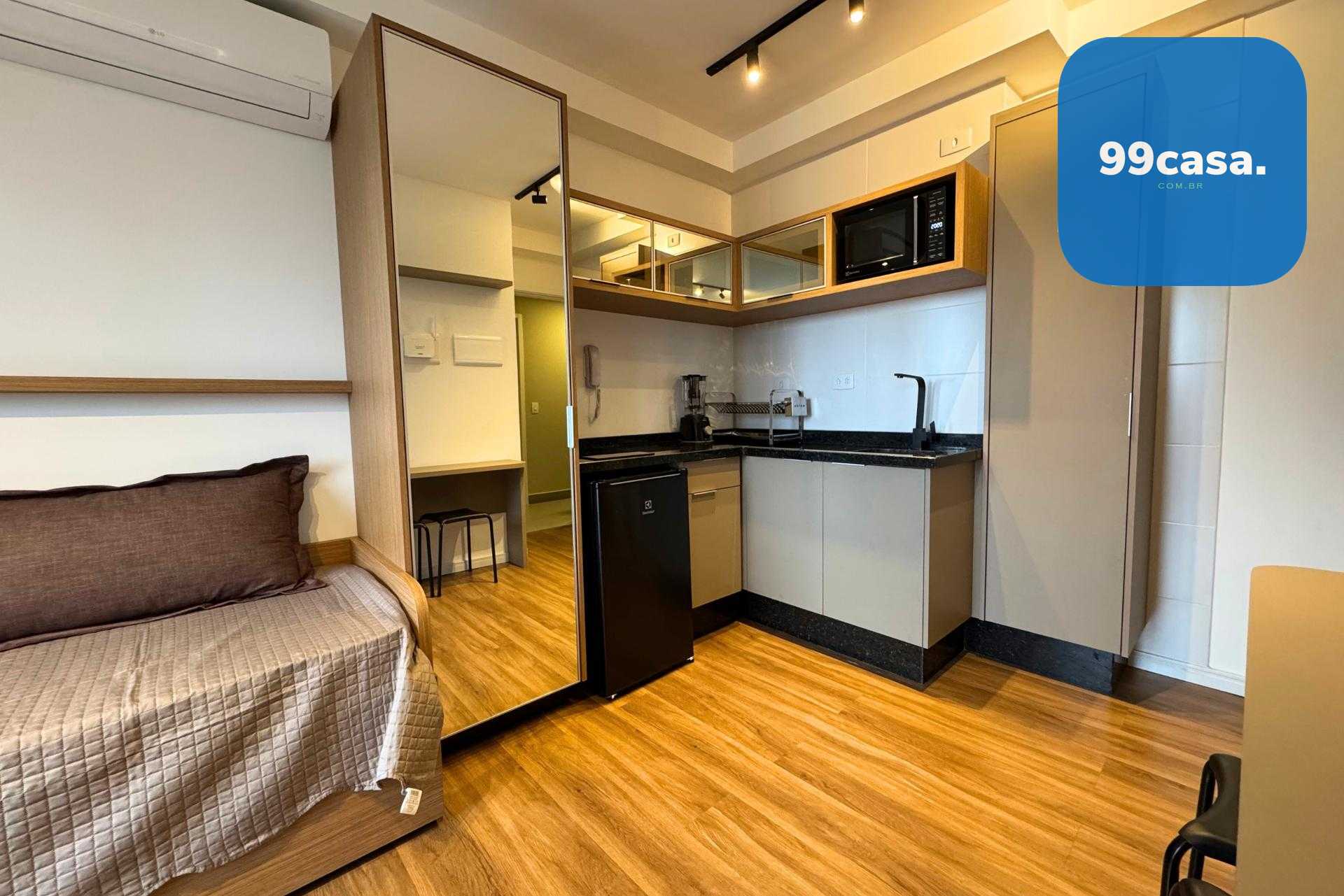 Apartamento Studio mobiliado e com sacada à venda no Centro - ...