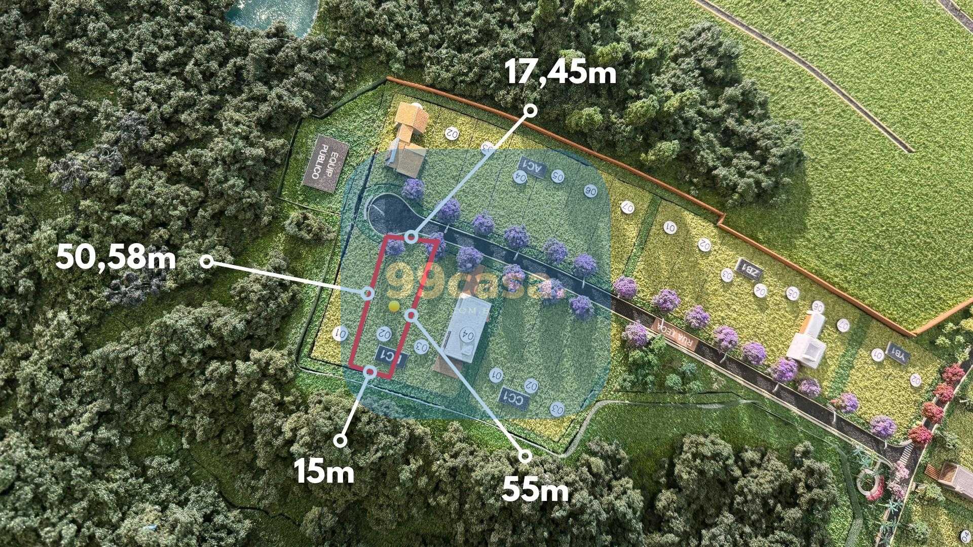 TERRENO com fundos para o Bosque no Alphaville Paraná  Campo ...