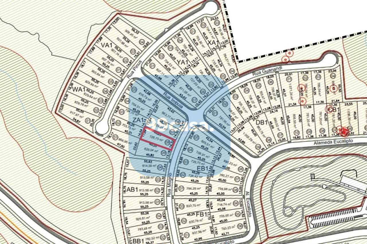 TERRENO à venda perto do clube no Alphaville Paraná  Campo Largo