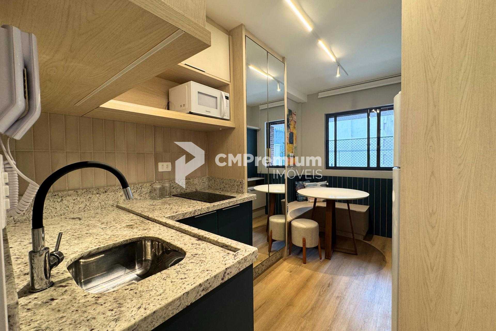Apartamento de 1 Quarto Mobiliado à venda no Centro de Curitiba