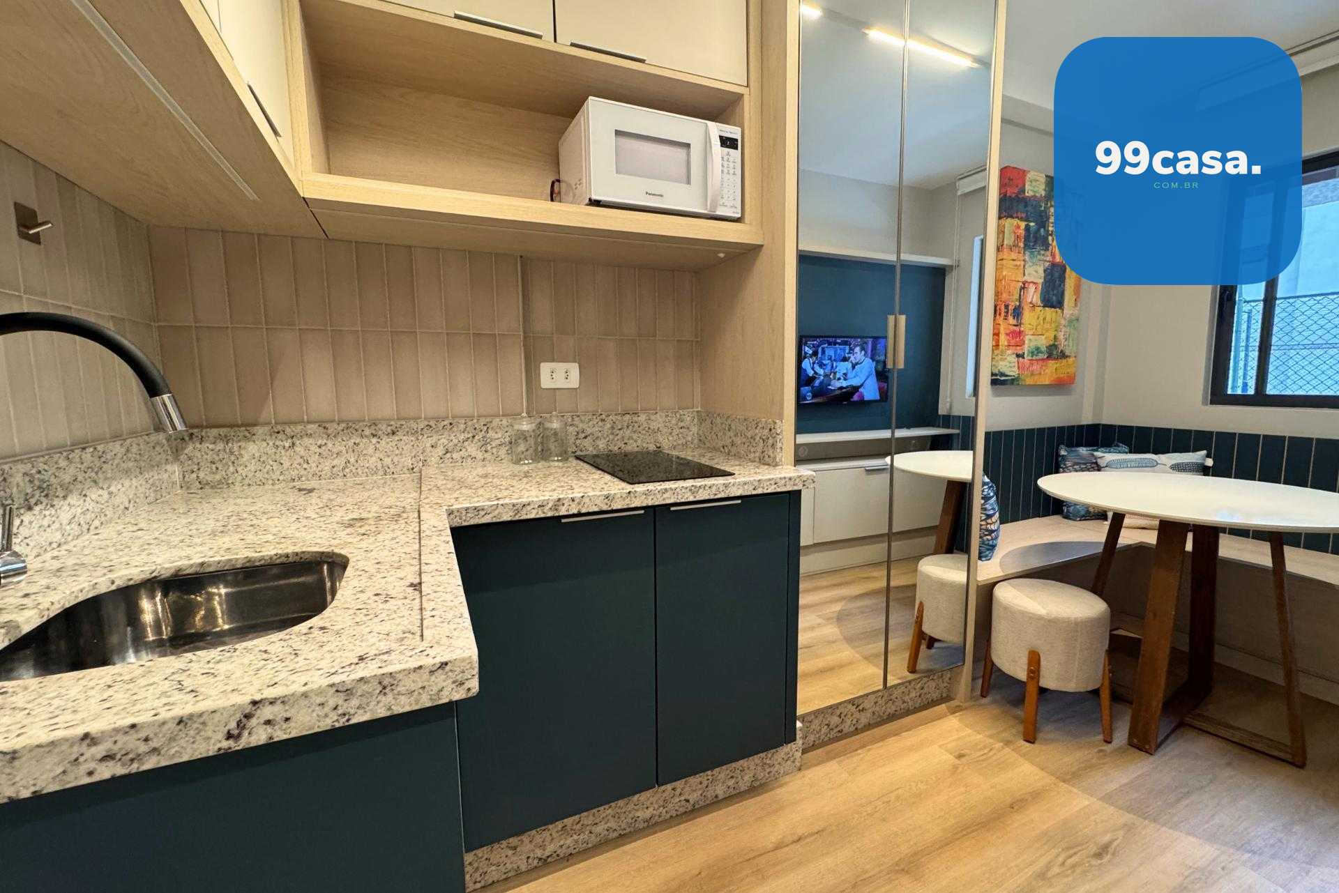 Apartamento de 1 Quarto Mobiliado à venda no Centro de Curitiba