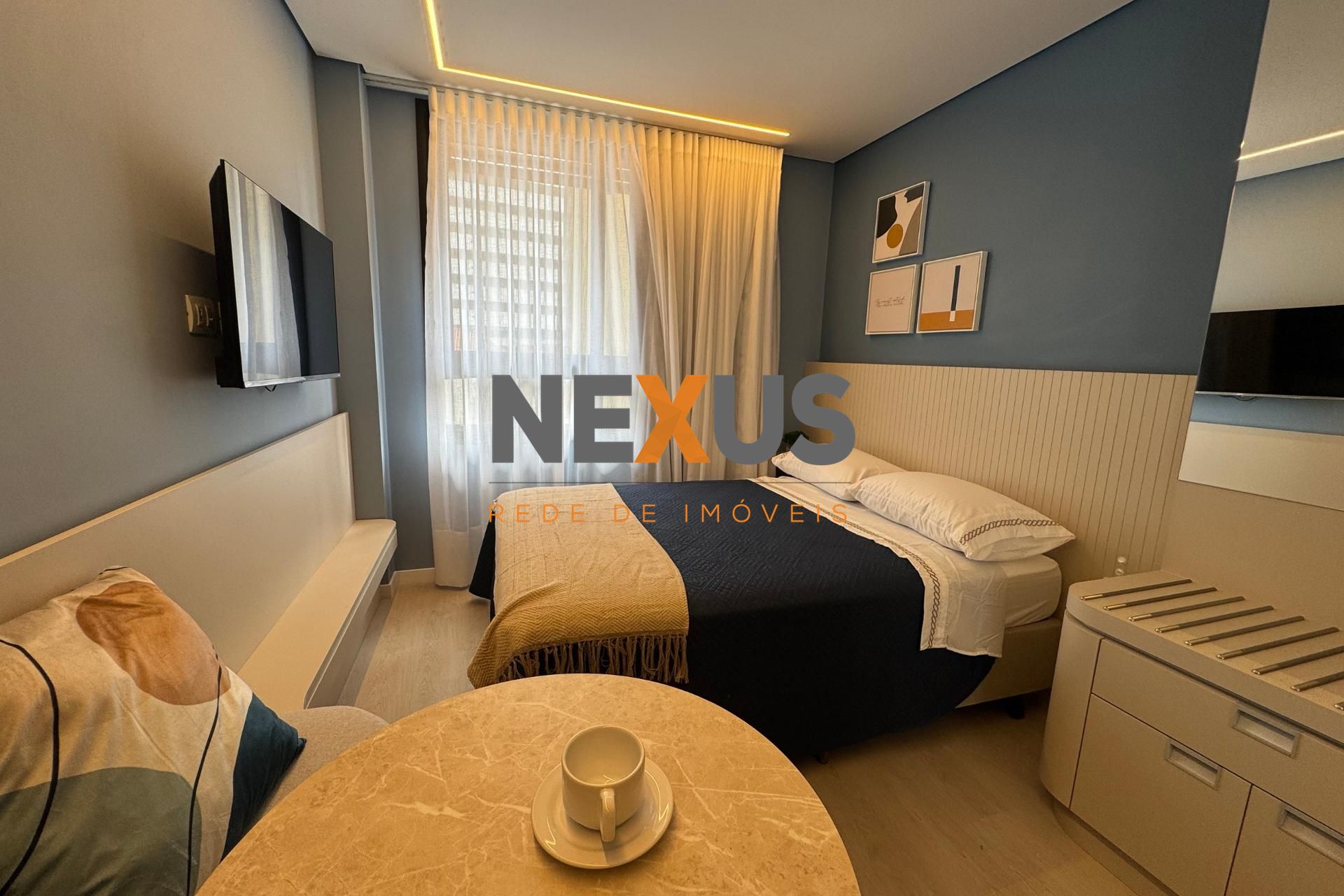 Apartamento Studio com 18m  Mobiliado no Batel | All Batel