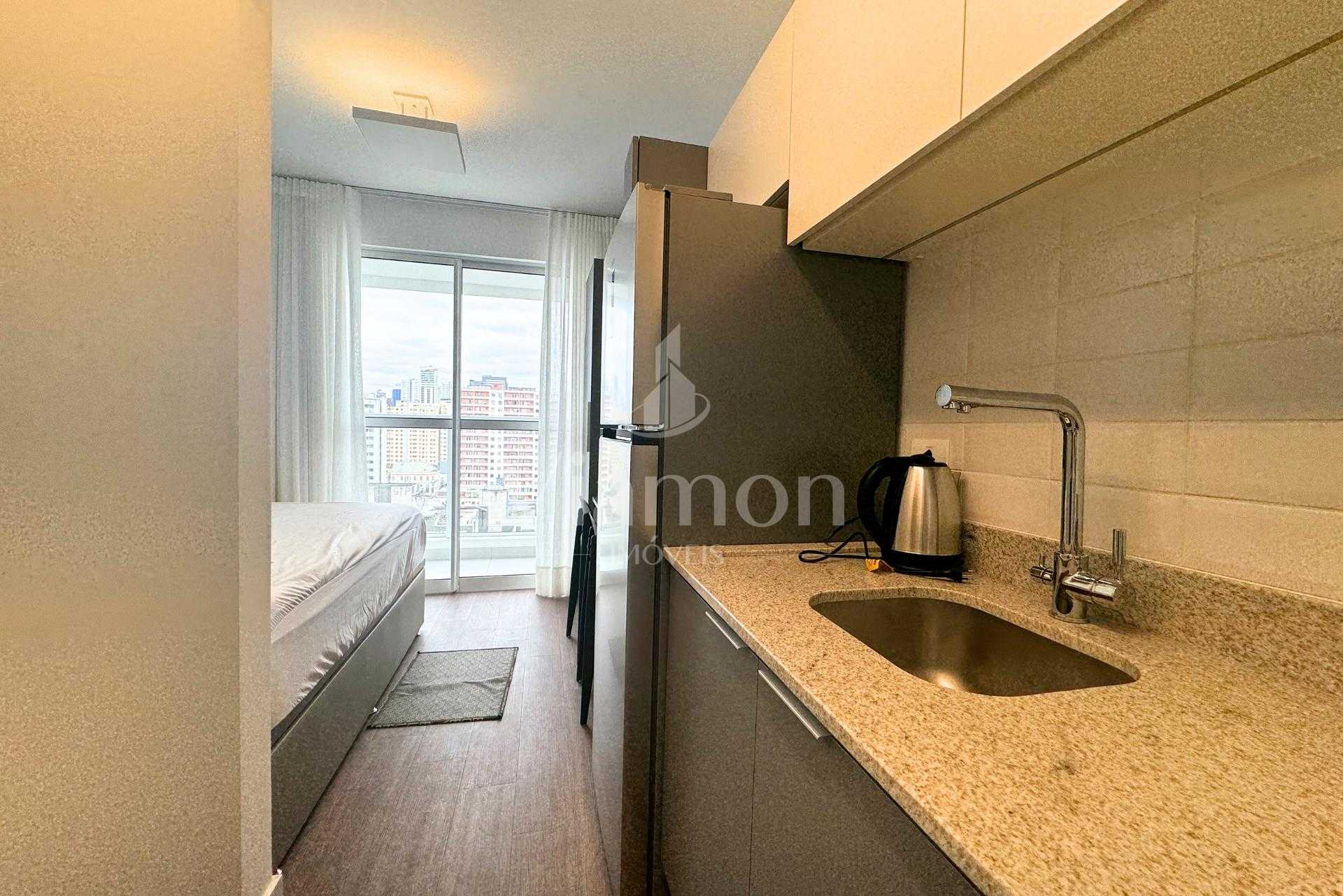 Apartamento Tipo Studio, Mobiliado e com vaga de garagen para ...
