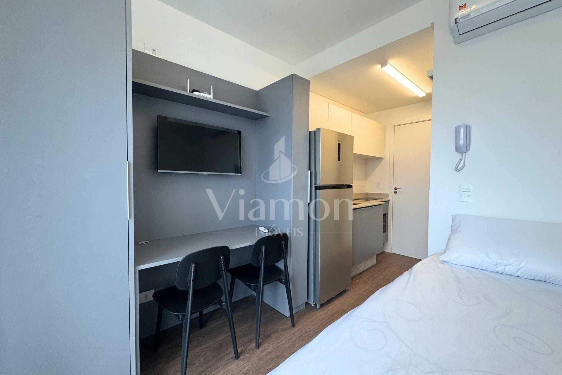 Apartamento Tipo Studio, Mobiliado e com vaga de garagen para ...