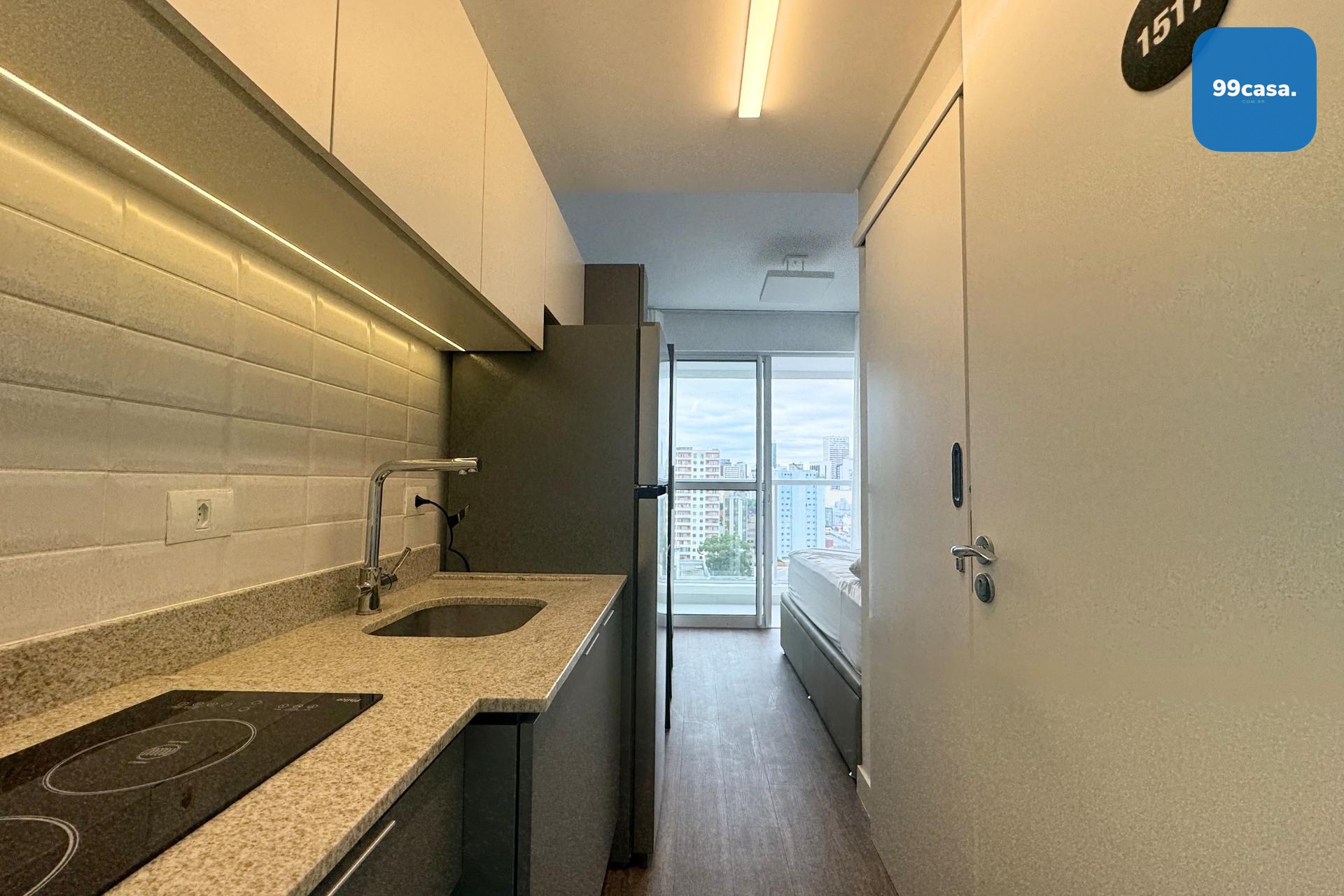 Apartamento Tipo Studio Mobiliado, com vaga de garagen para Ve...