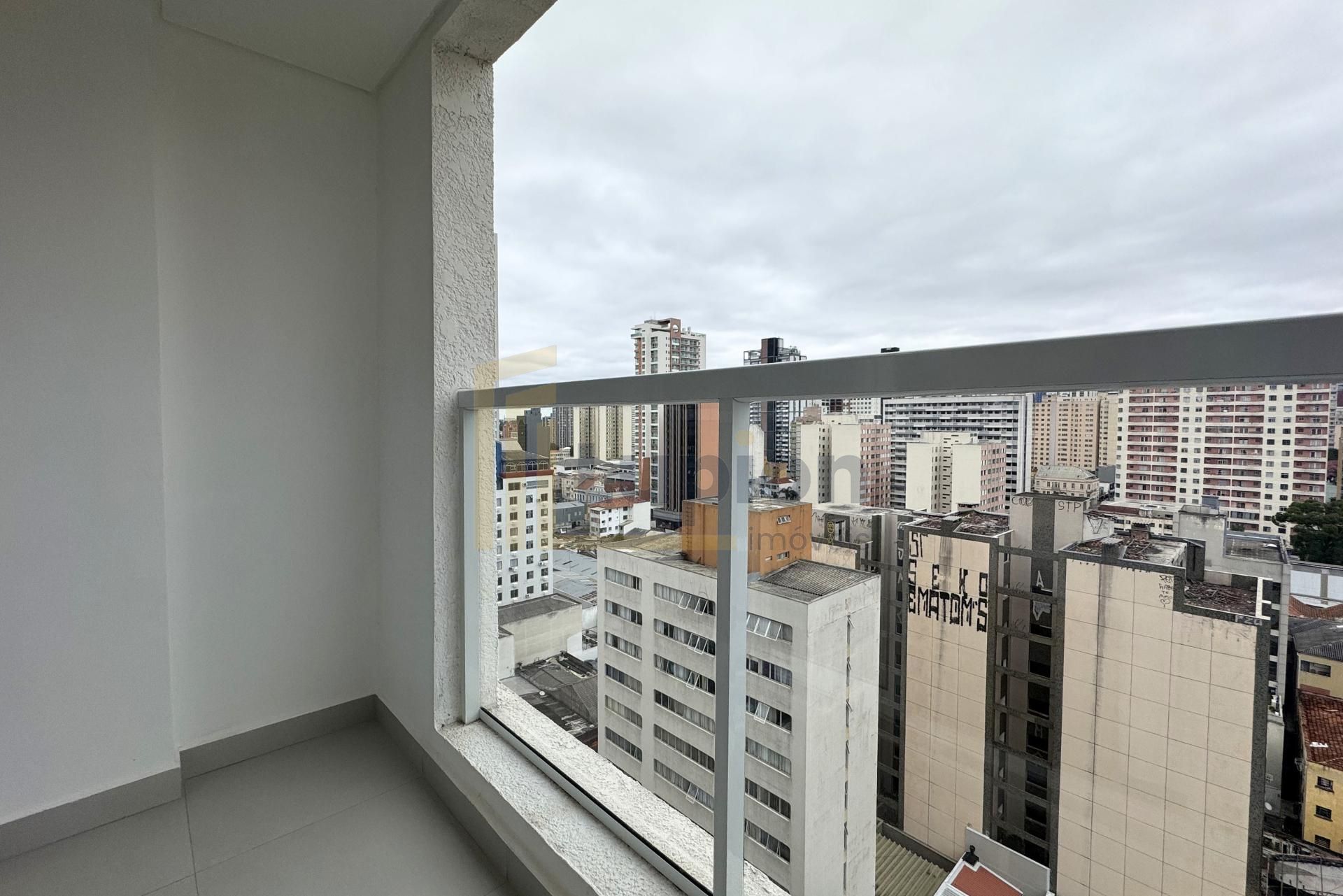 Apartamento Studio Mobiliado para Locação no Centro de Curitib...