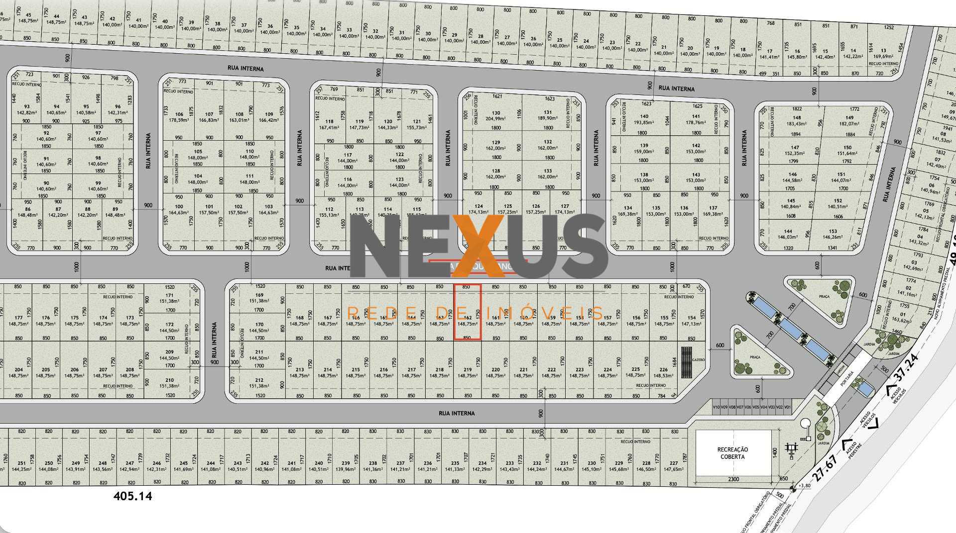 Lote no Vistta Curitiba Resort | 148m  próximo ao Parque Tanguá