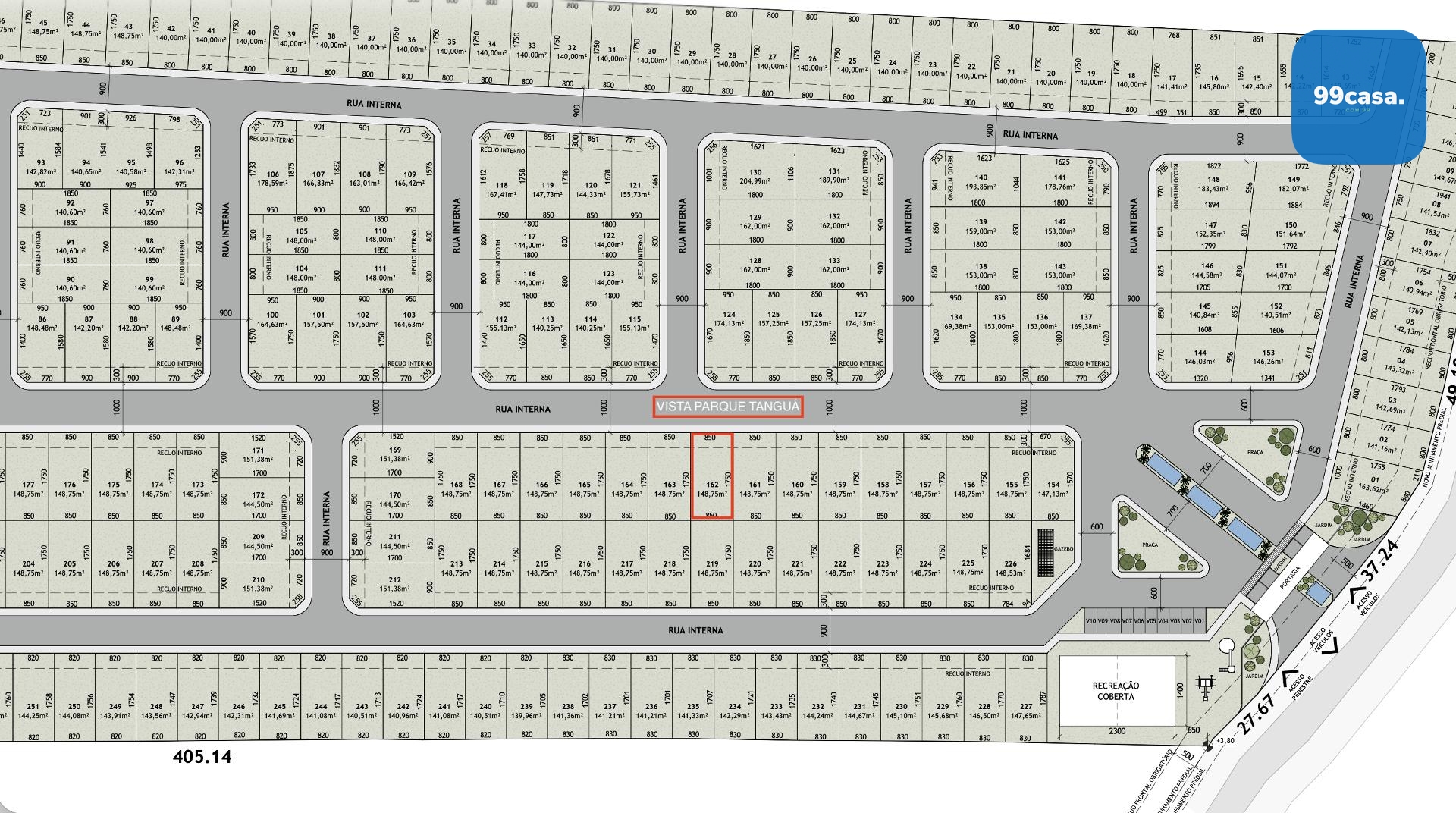 Lote no Vistta Curitiba Resort | 148m² próximo ao Parque Tanguá