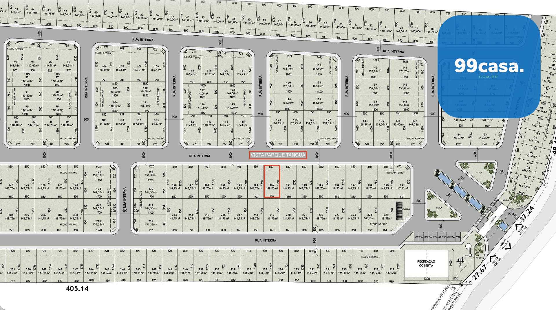 Lote no Vistta Curitiba Resort | 148m  próximo ao Parque Tanguá