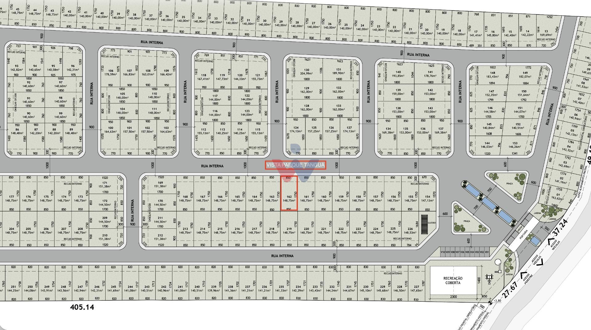 Lote no Vistta Curitiba Resort | 148m  próximo ao Parque Tanguá