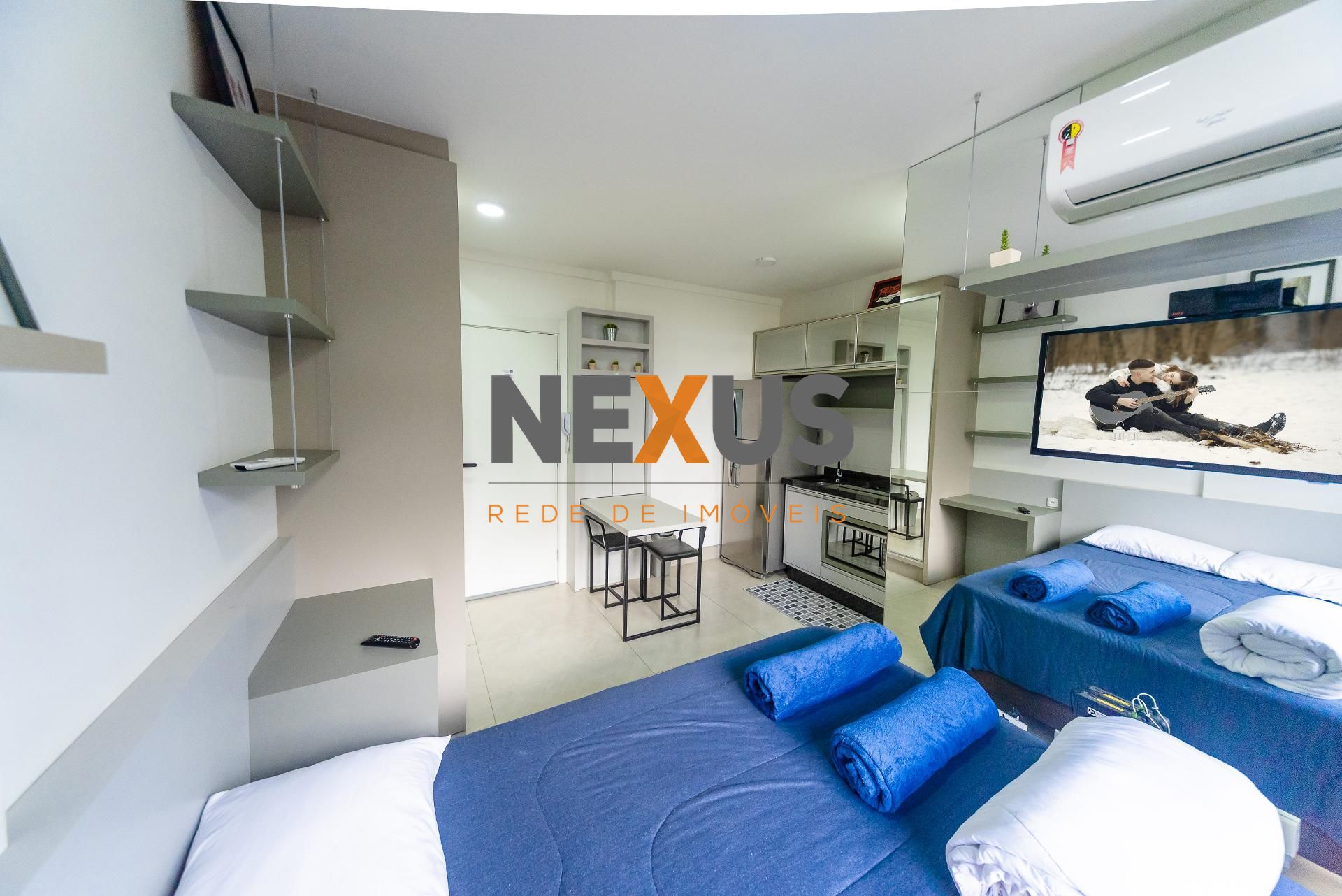 Studio Mobiliado no Eco Smart Ecoville | 23 m² | Sacada | Vaga...