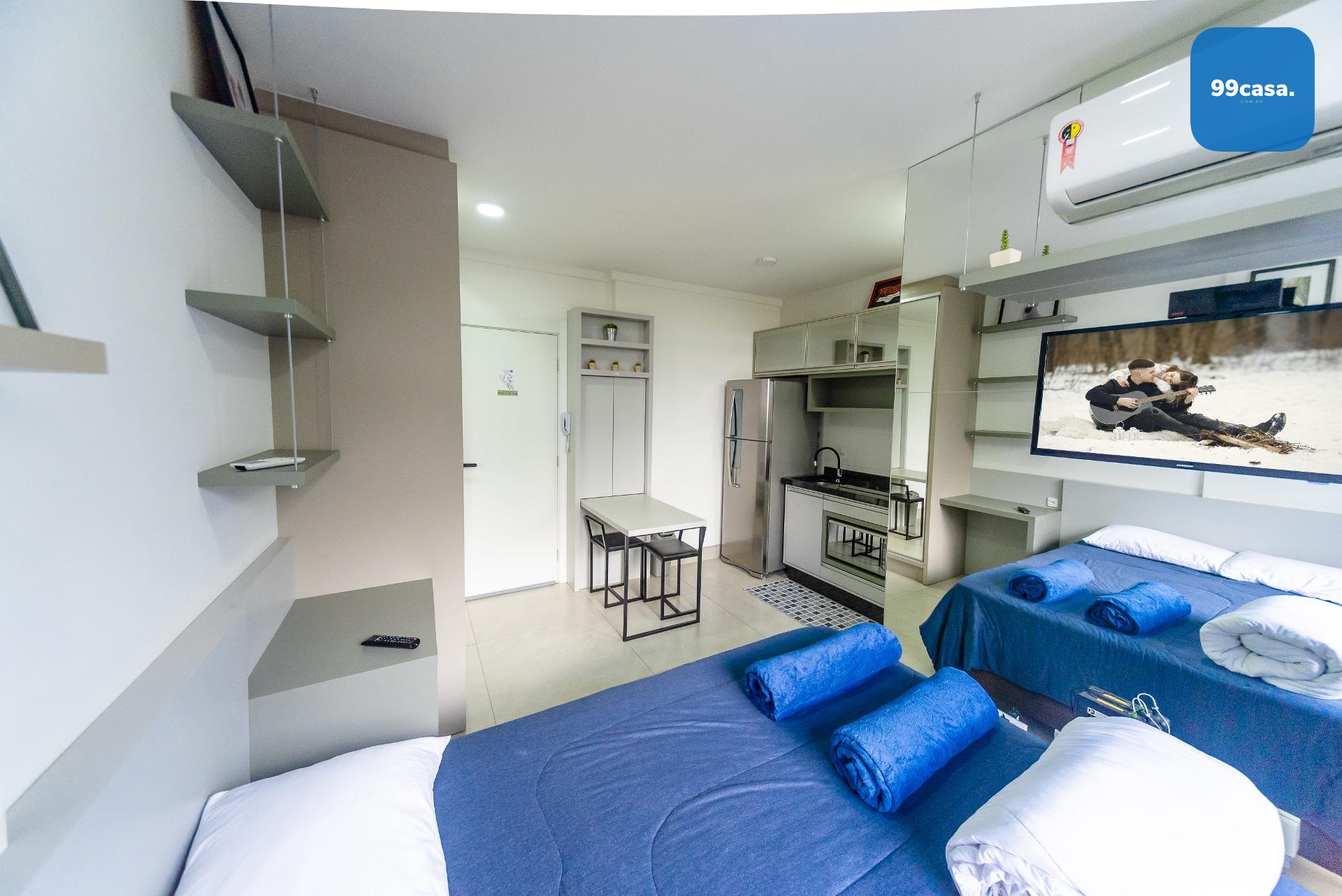 Studio Mobiliado no Eco Smart Ecoville | 23 m² | Sacada | Vaga...