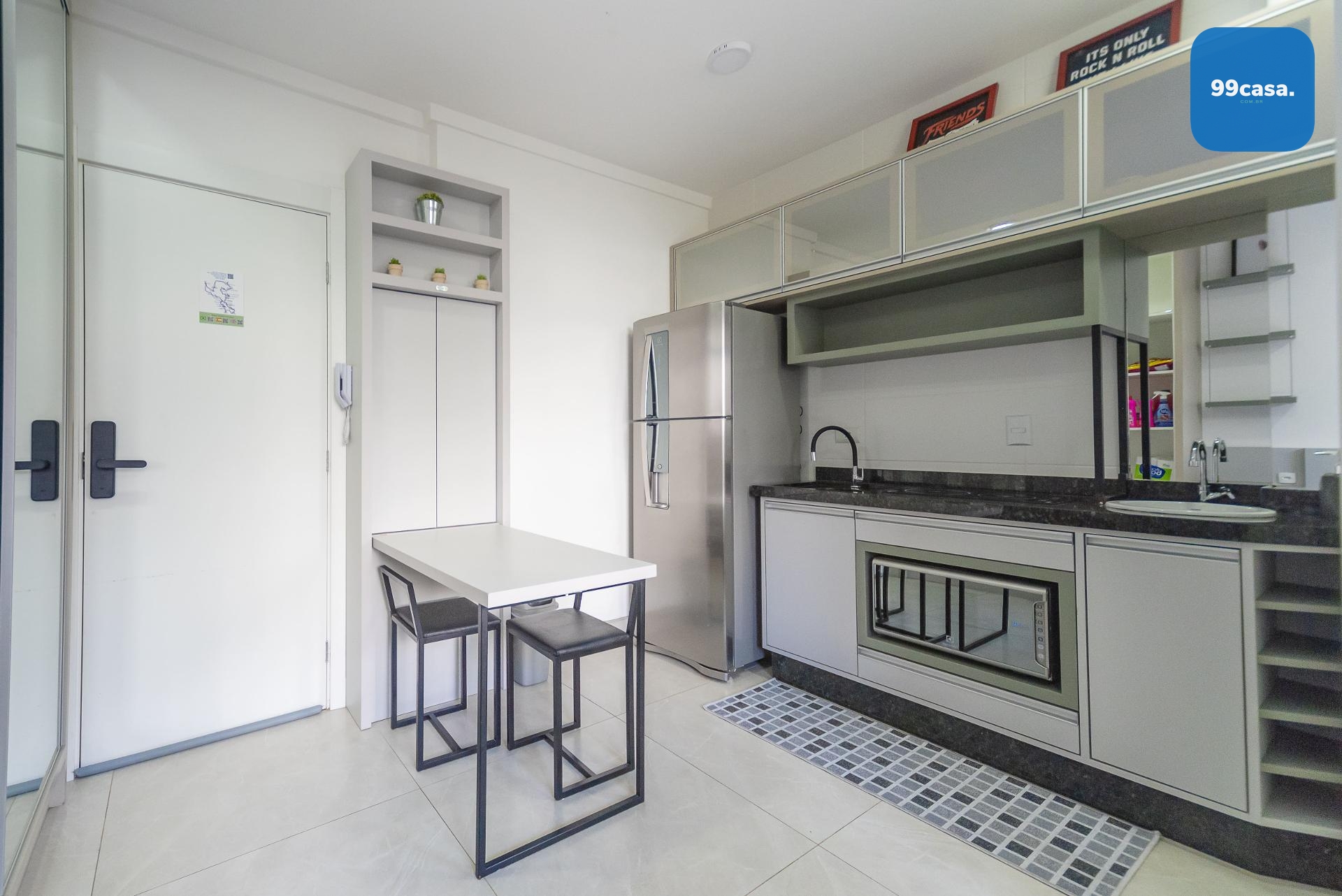 Studio Mobiliado no Eco Smart Ecoville | 23 m² | Sacada | Vaga...