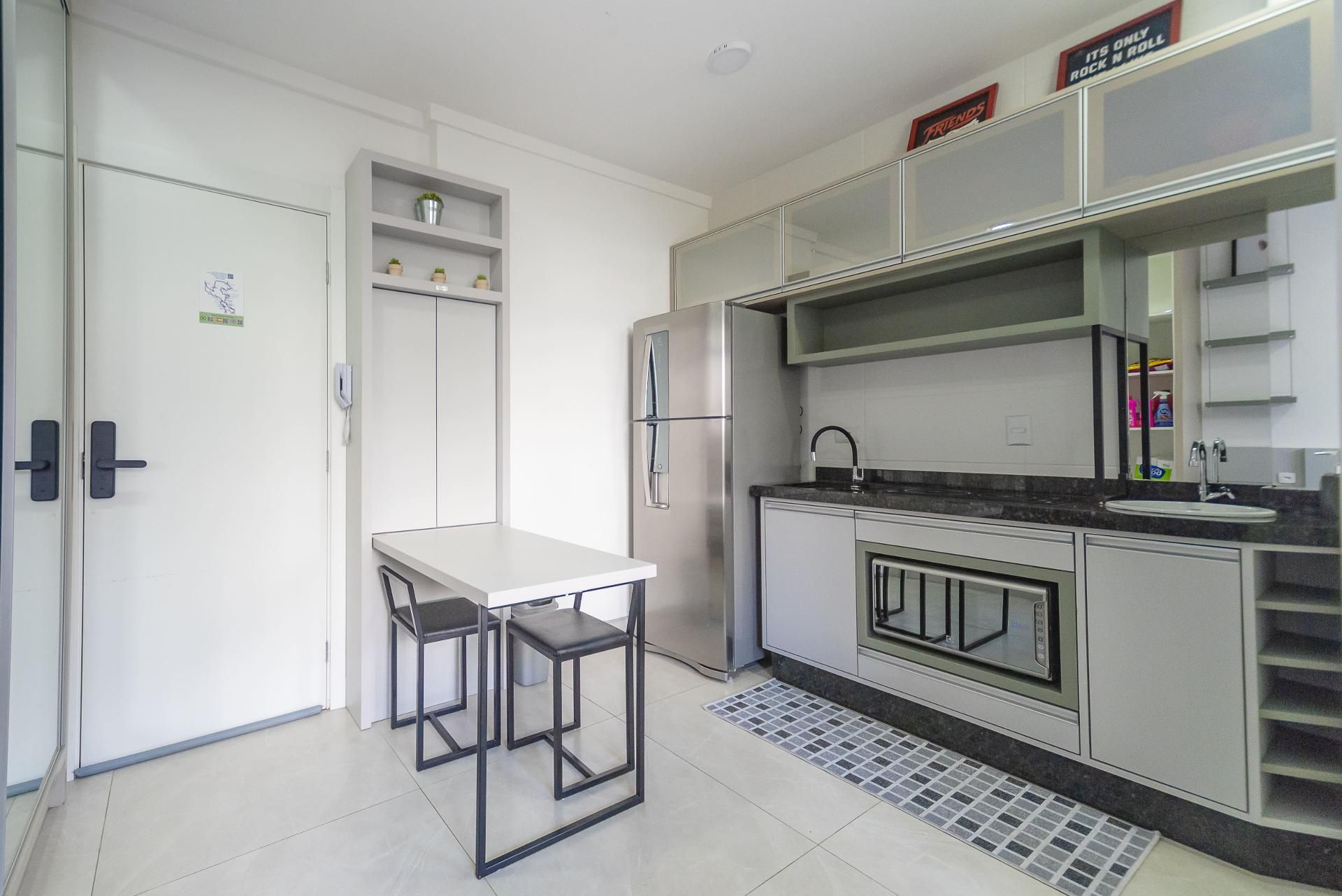 Studio Mobiliado no Eco Smart Ecoville | 23 m² | Sacada | Vaga...