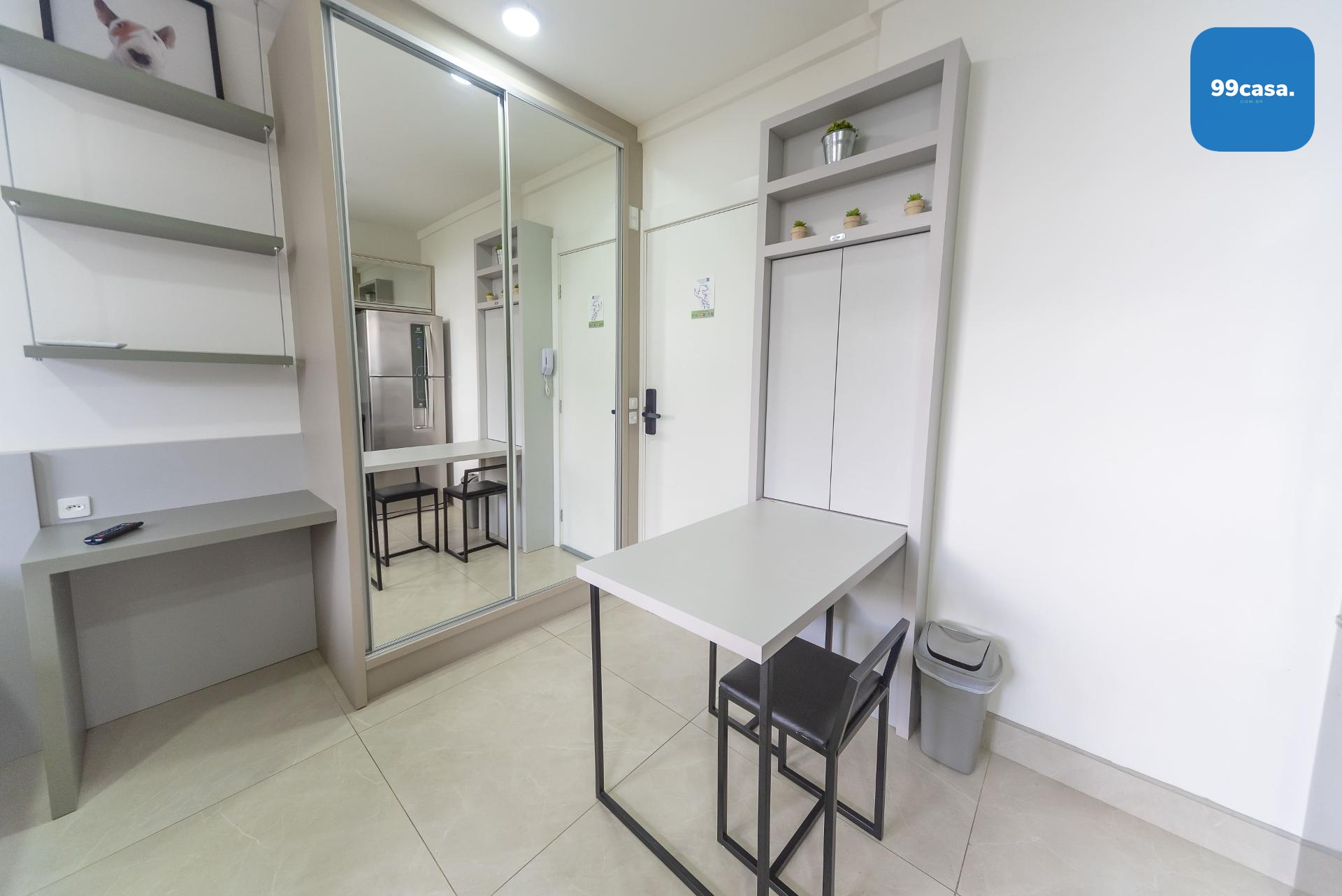 Studio Mobiliado no Eco Smart Ecoville | 23 m² | Sacada | Vaga...