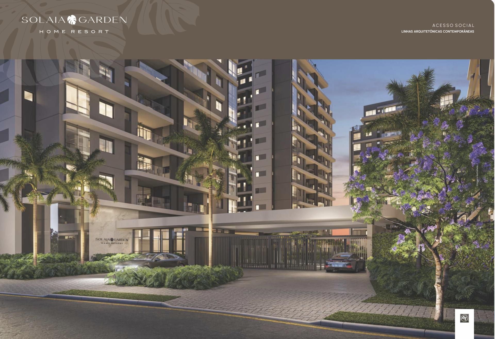 Apartamento à venda no Solaia Garden Home Resort | 156 m² | Mo...