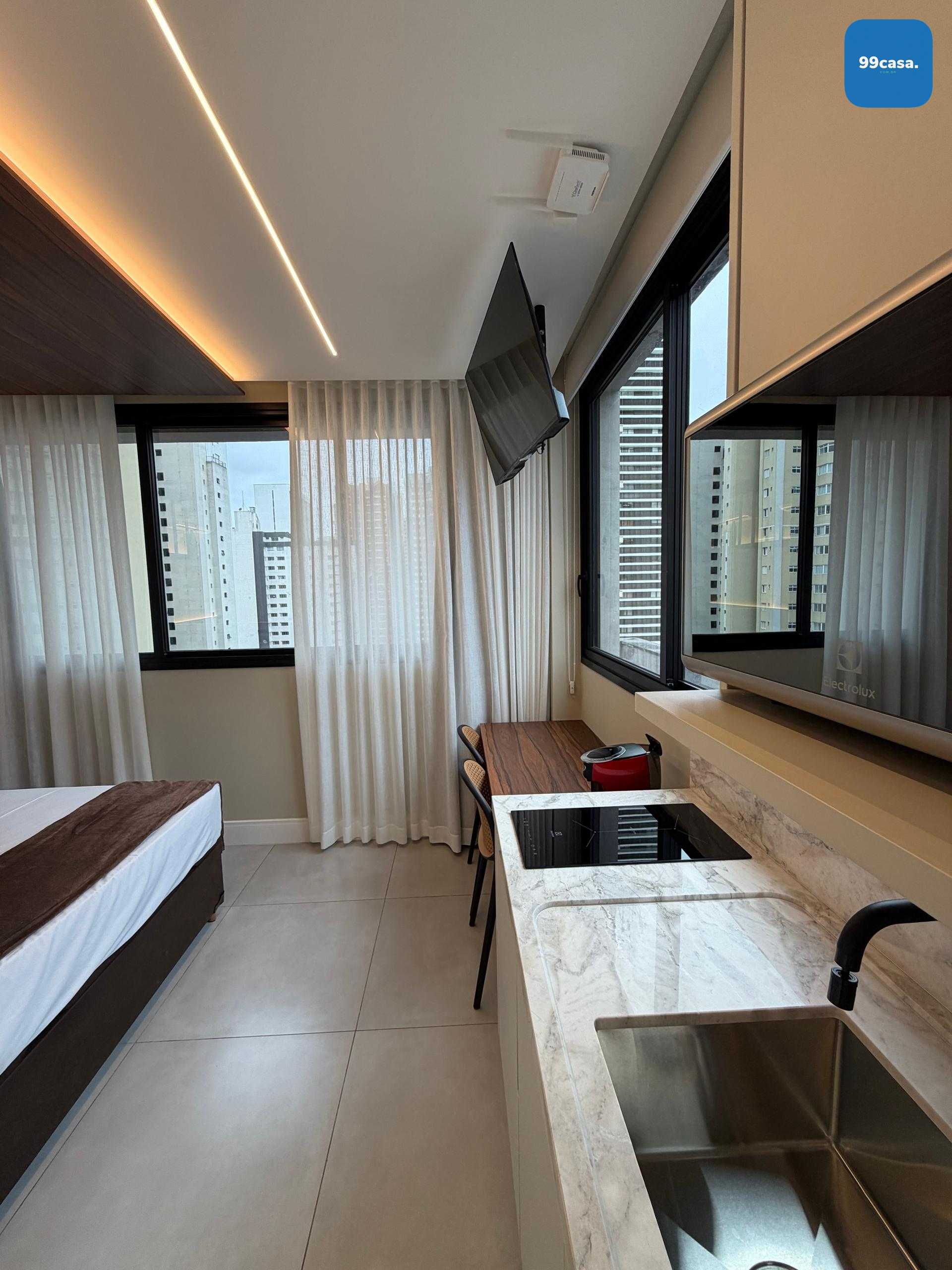 Apartamento mobiliado no Batel com Sacada e Vista. 01 vaga de ...
