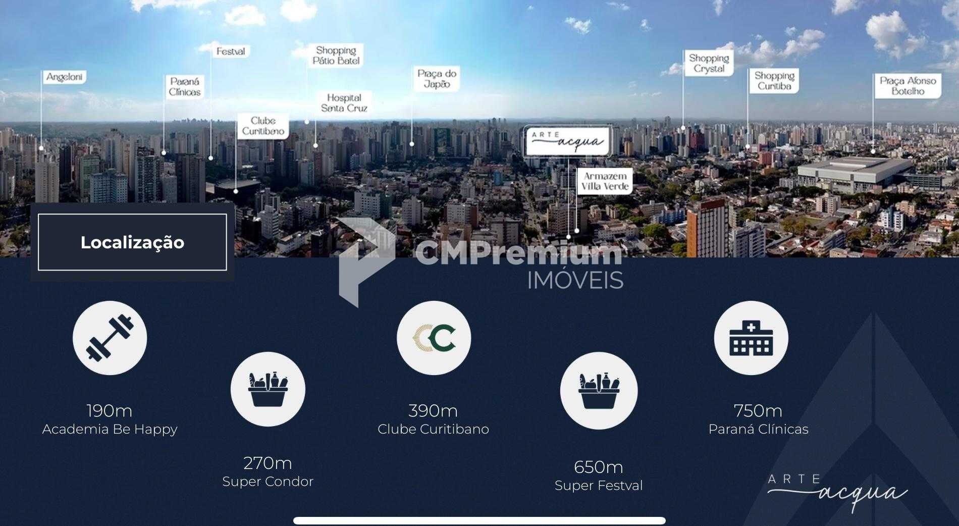 Apartamento com 2 suites à venda, água verde, CURITIBA - PR