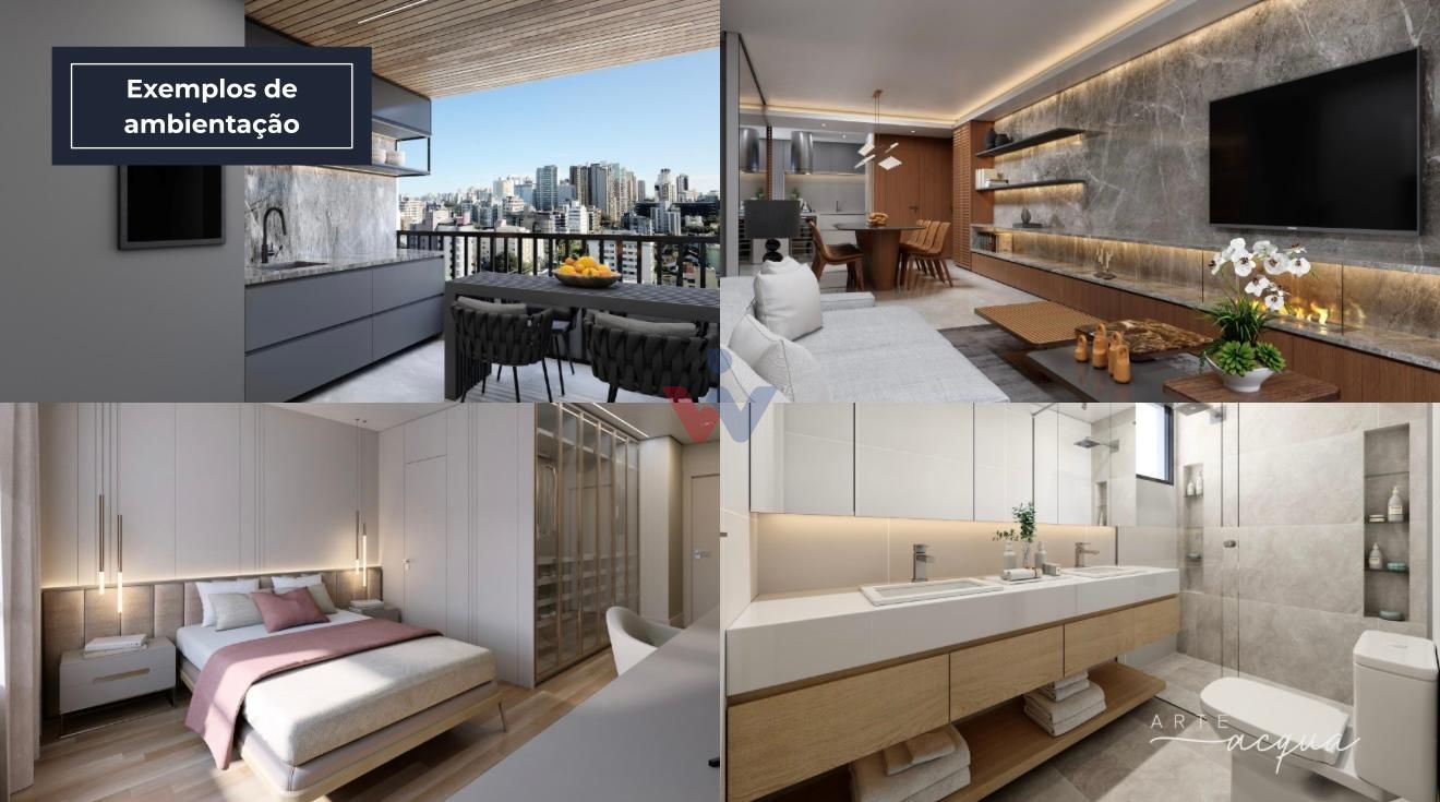 Apartamento com 2 suites à venda, água verde, CURITIBA - PR