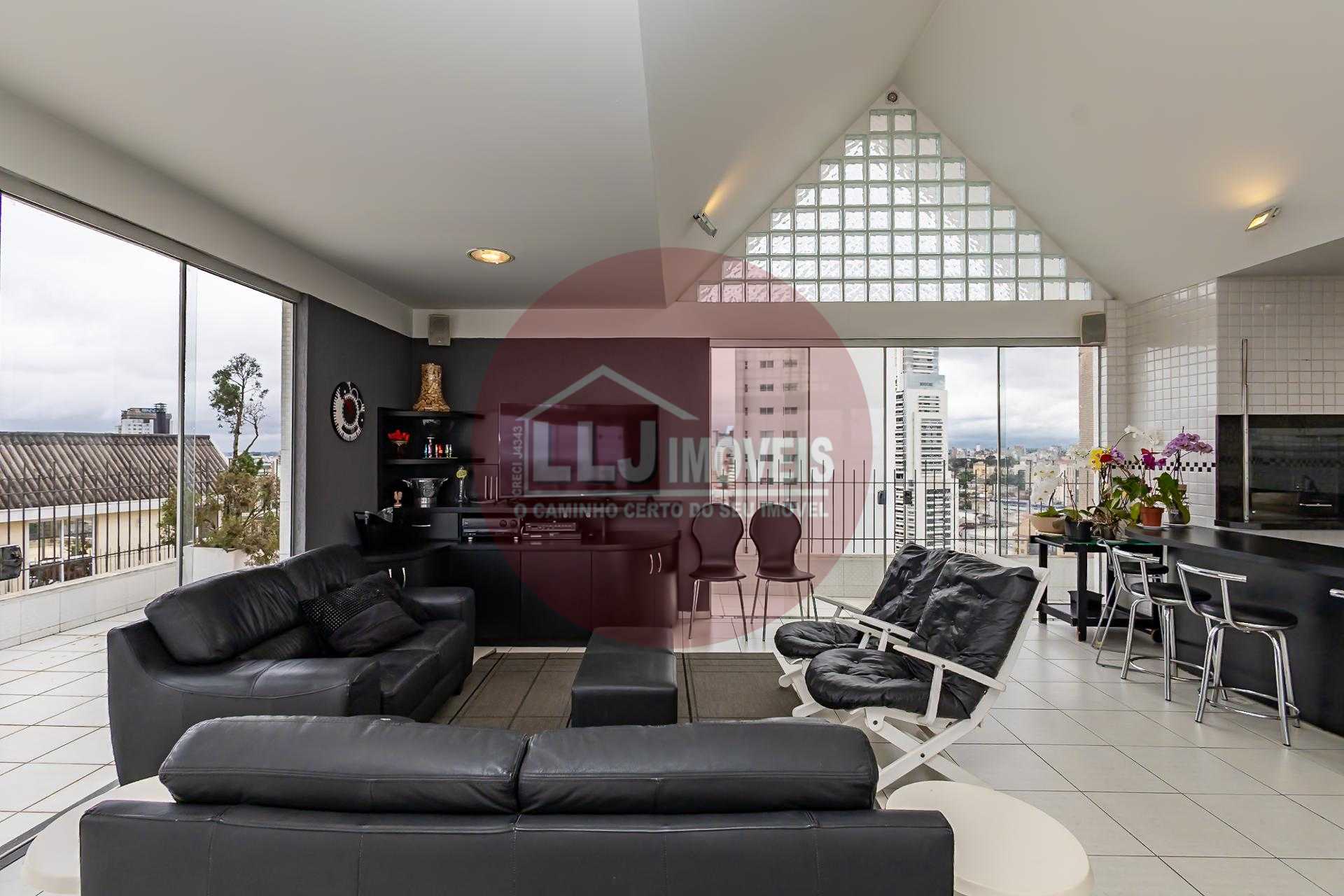 20  andar, Cobertura Triplex, Centro Cívico, 4 Vagas, Gourmet   Terraço,Curitiba