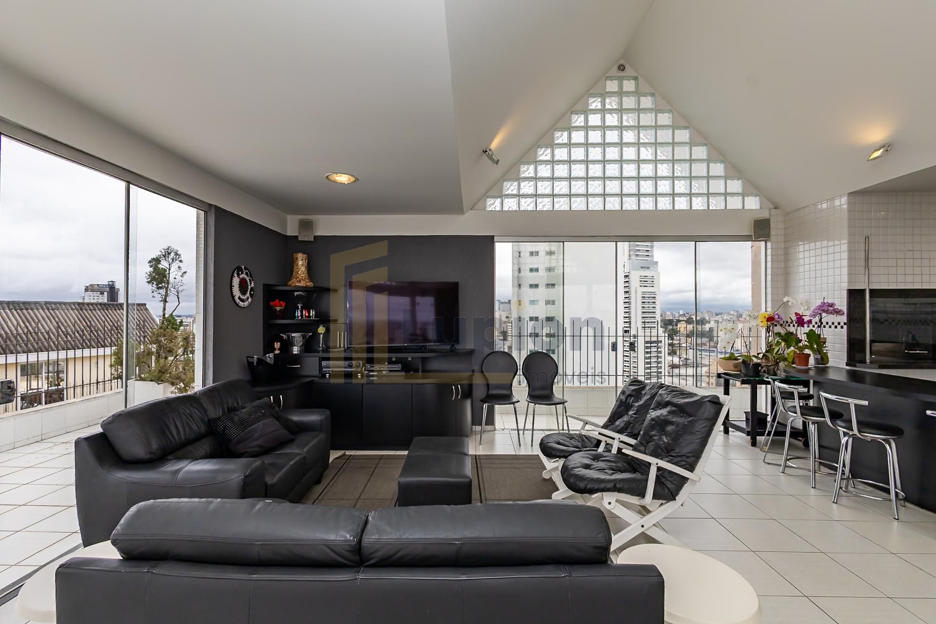 20  andar, Cobertura Triplex, Centro Cívico, 4 Vagas, Gourmet ...