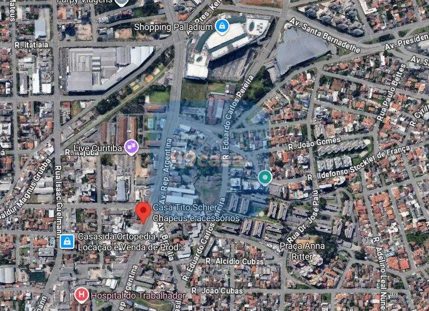 Terreno Comercial à venda com 1050 m2, novo mundo, CURITIBA - PR