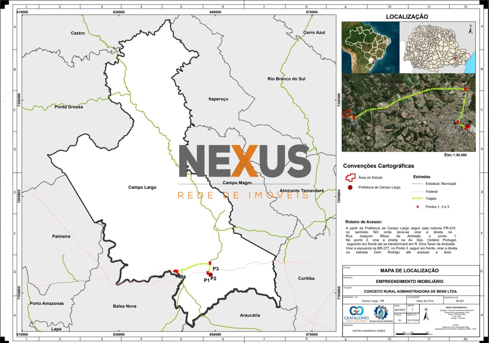 Terreno Industrial em Campo Largo 131.000 m na BR-376 Itaqui...