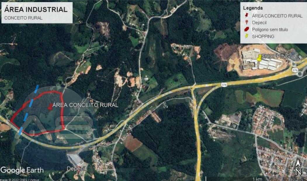 Terreno Industrial em Campo Largo  131.000 m  na BR-376 Itaqui...