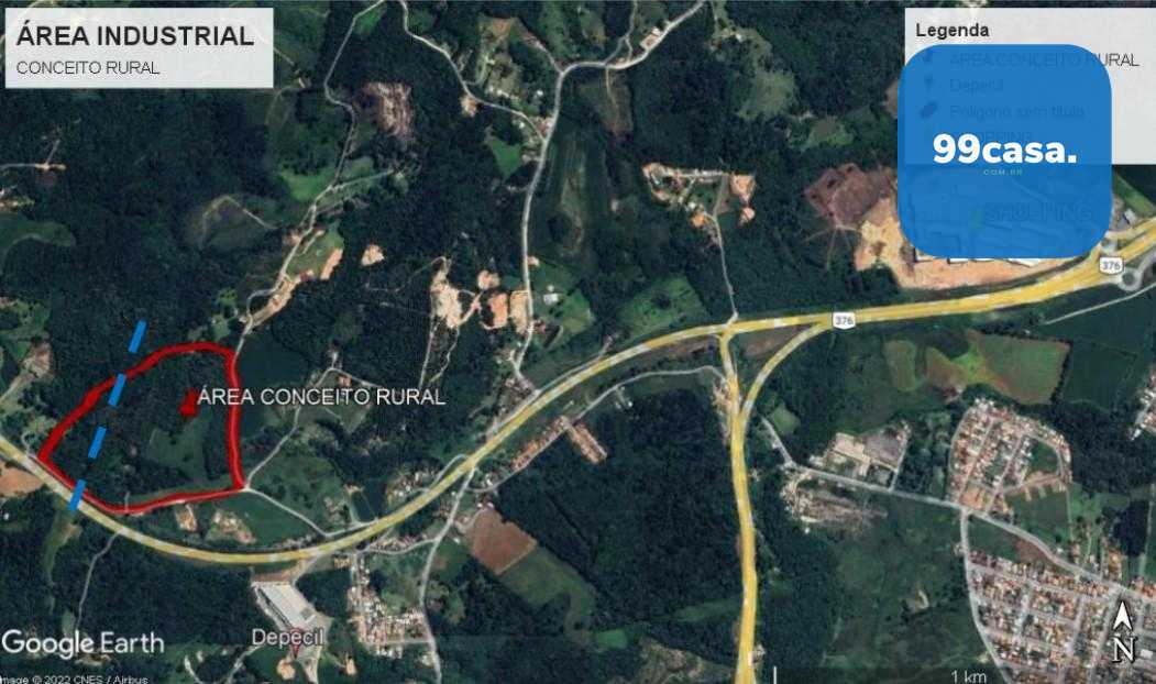 Terreno Industrial em Campo Largo  131.000 m  na BR-376 Itaqui...